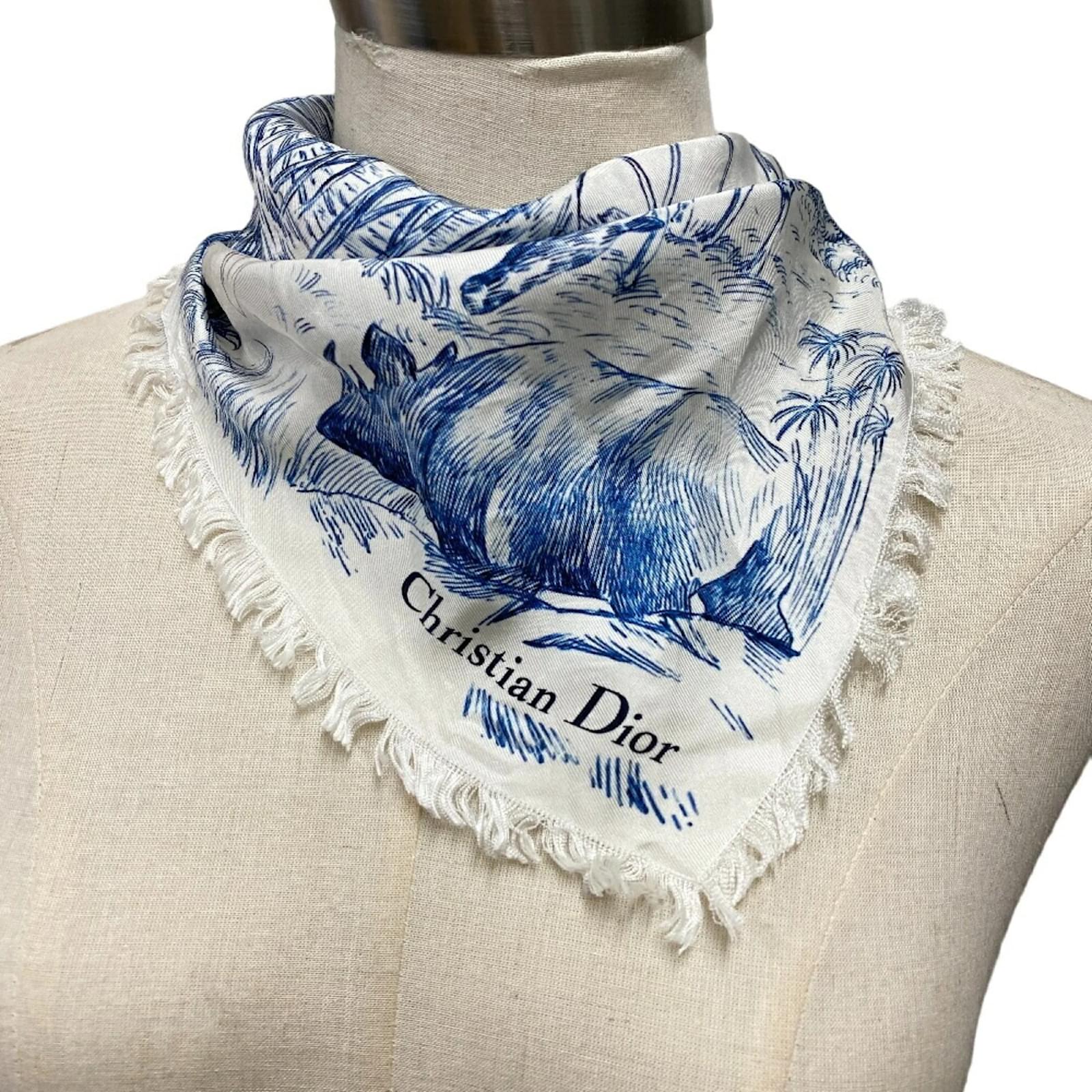 AROUND THE WORLD スカーフ　シルク　クリスチャンディオール Christian Dior Around the World Silk Scarf | eBay
