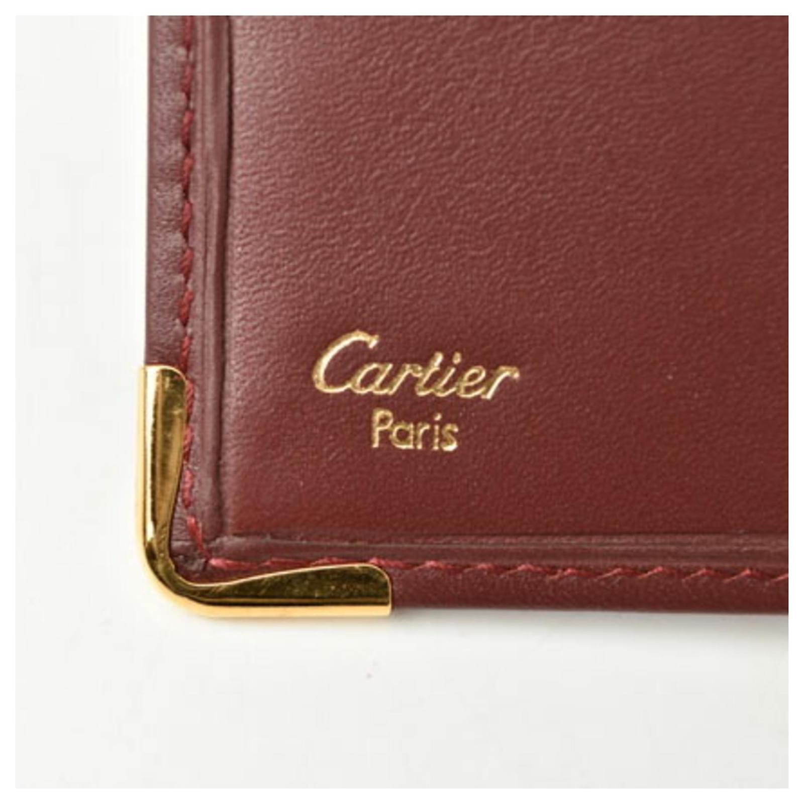 Cuero Cartier Carteras Hombre Cartera Múltiple, Must De Cartier