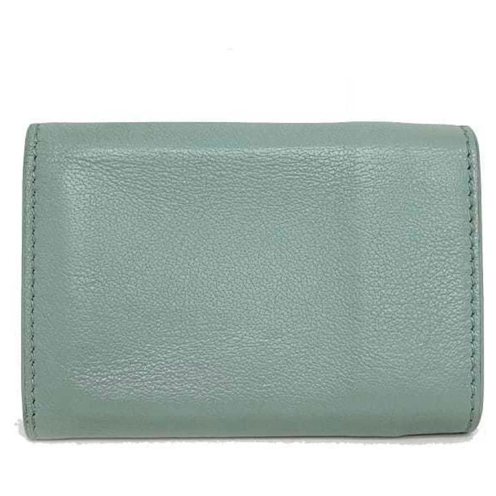 ★BALENCIAGA★ Tri-fold wallet light gray 5938131IZI31460 59 Balenciaga Trifold Wallet Paper - Gem