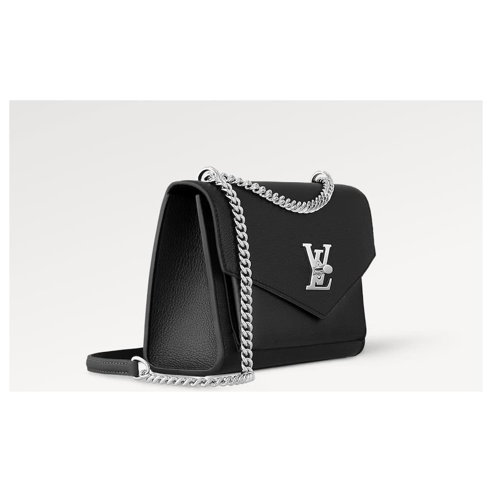 Louis Vuitton LV Mylockme Chain handbag new Black Leather ref