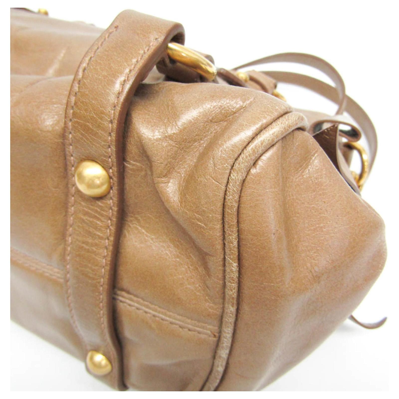 バッグ miu miu side ribbon leather hand bag MIU MIU Side Ribbon Bag, Purchased at an Official Store