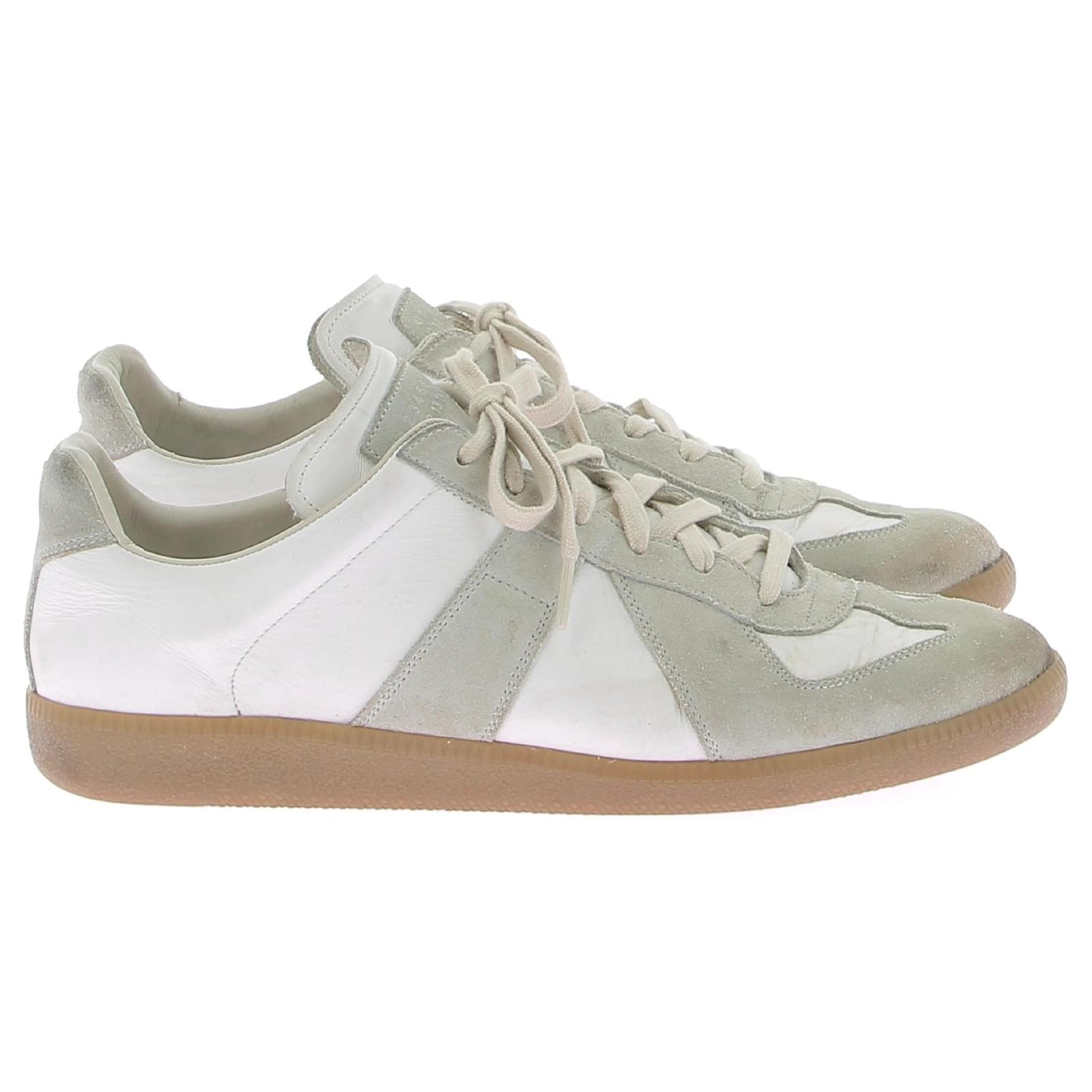MAISON MARTIN MARGIELA Trainers T.EU 44 Leather White ref