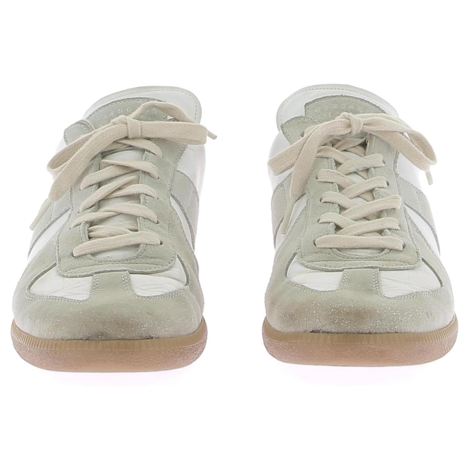 MAISON MARTIN MARGIELA Trainers T.EU 44 Leather White ref