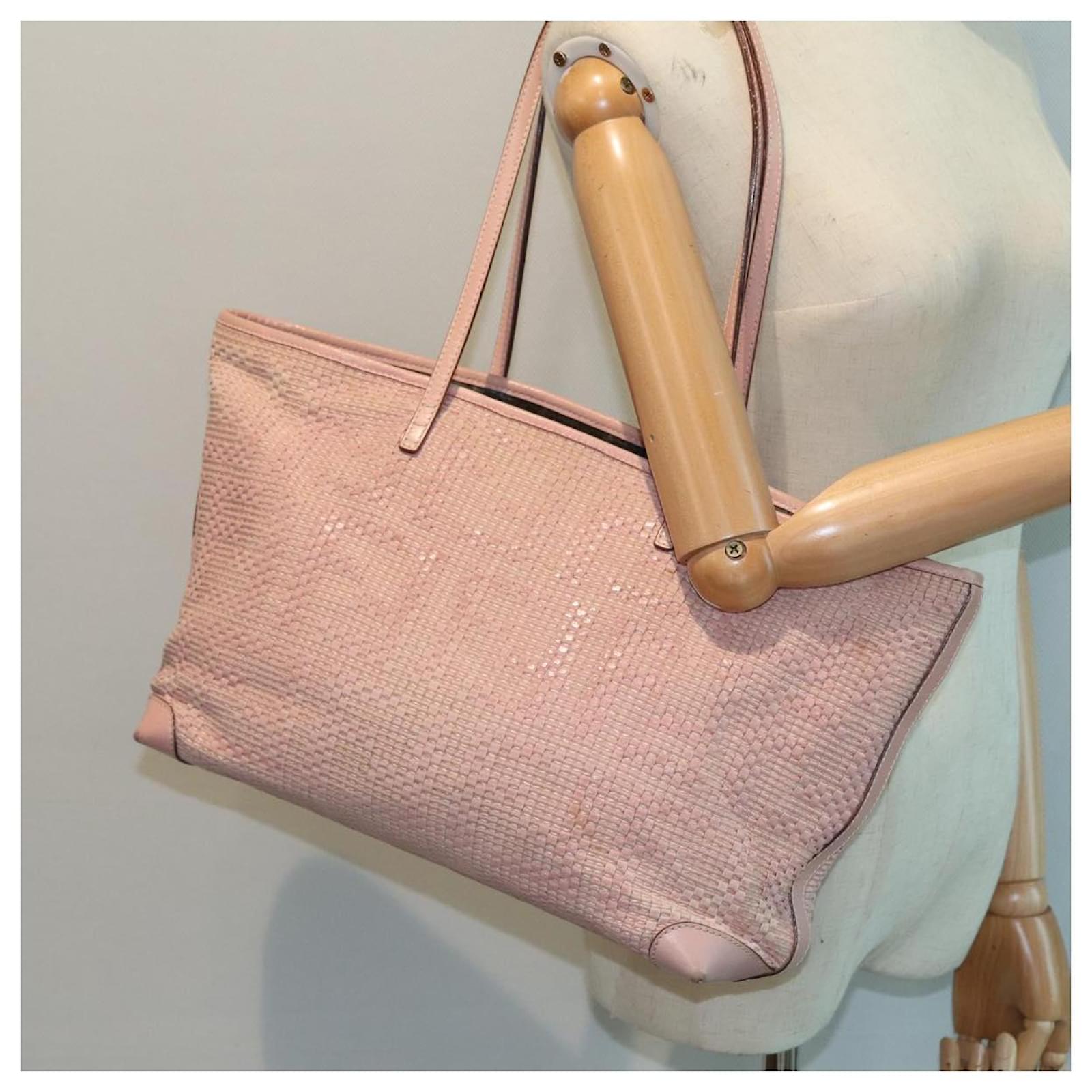 FENDI Tote Bag Leather Pink Auth 84444 ref.1558746 - Joli Closet