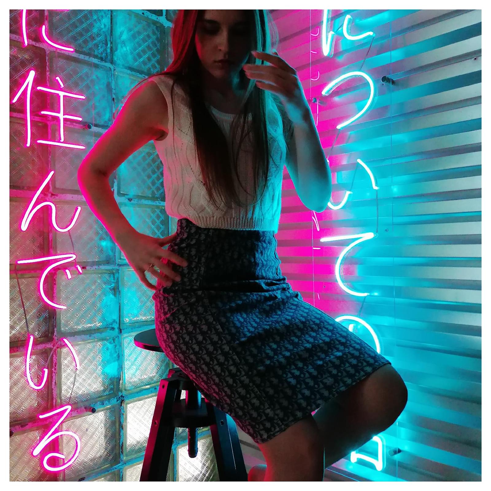 スカート christiandior Galliano denim tight skirt christiandior Galliano denim tight skirt CHRISTIAN DIOR by