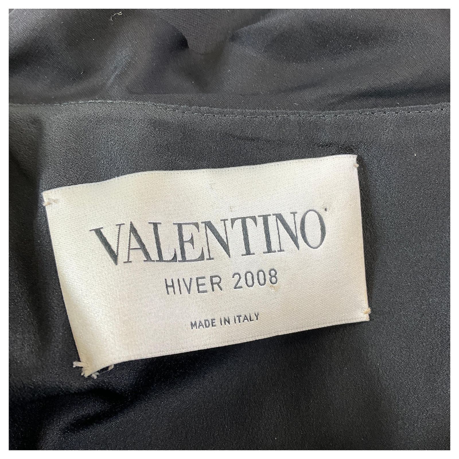 Valentino Hiver 2008 Black Wool Stretch Dress ref.1568599 - Joli 