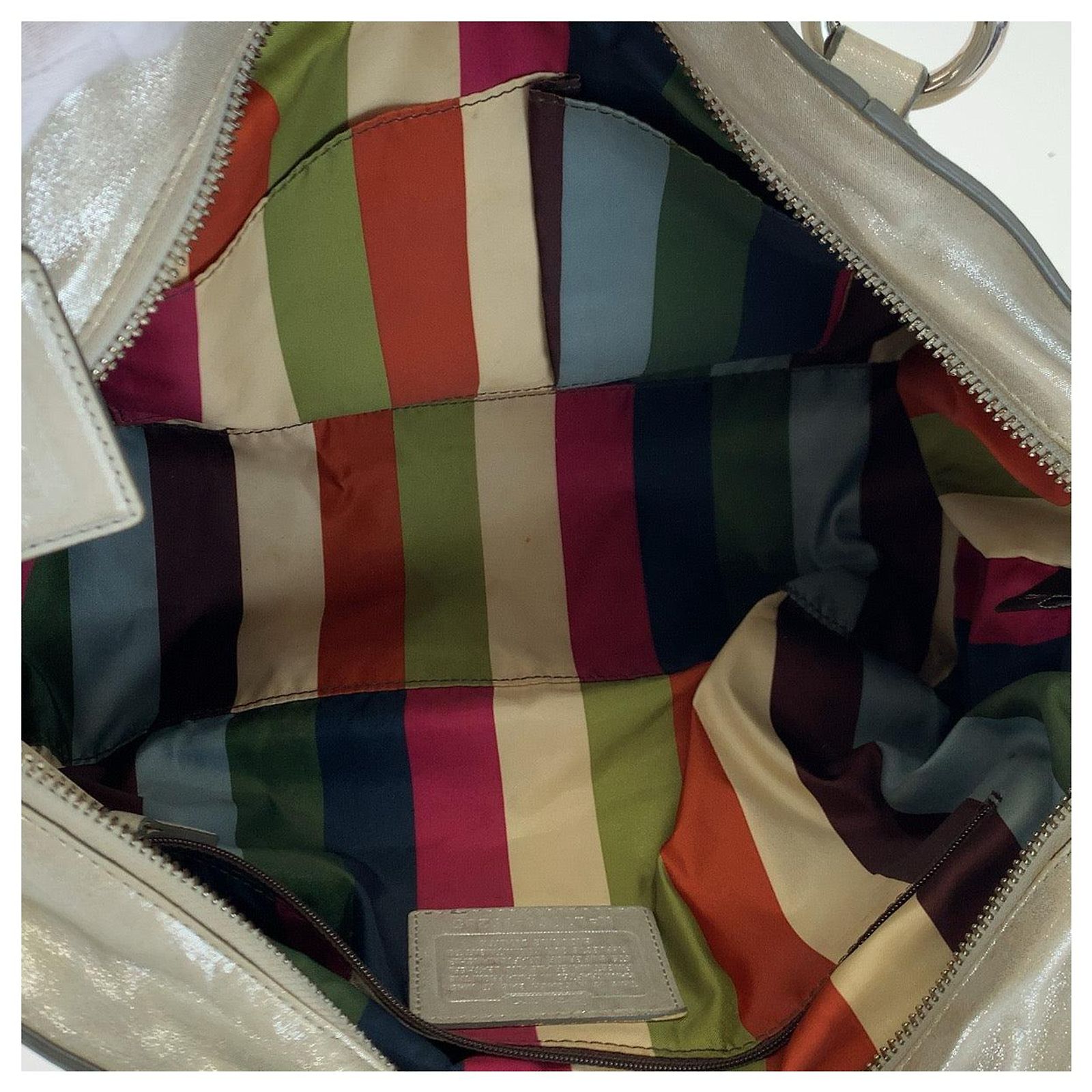 Coach Leather Poppy 2way Bag 16285 White ref.JC1570585 (Sold 