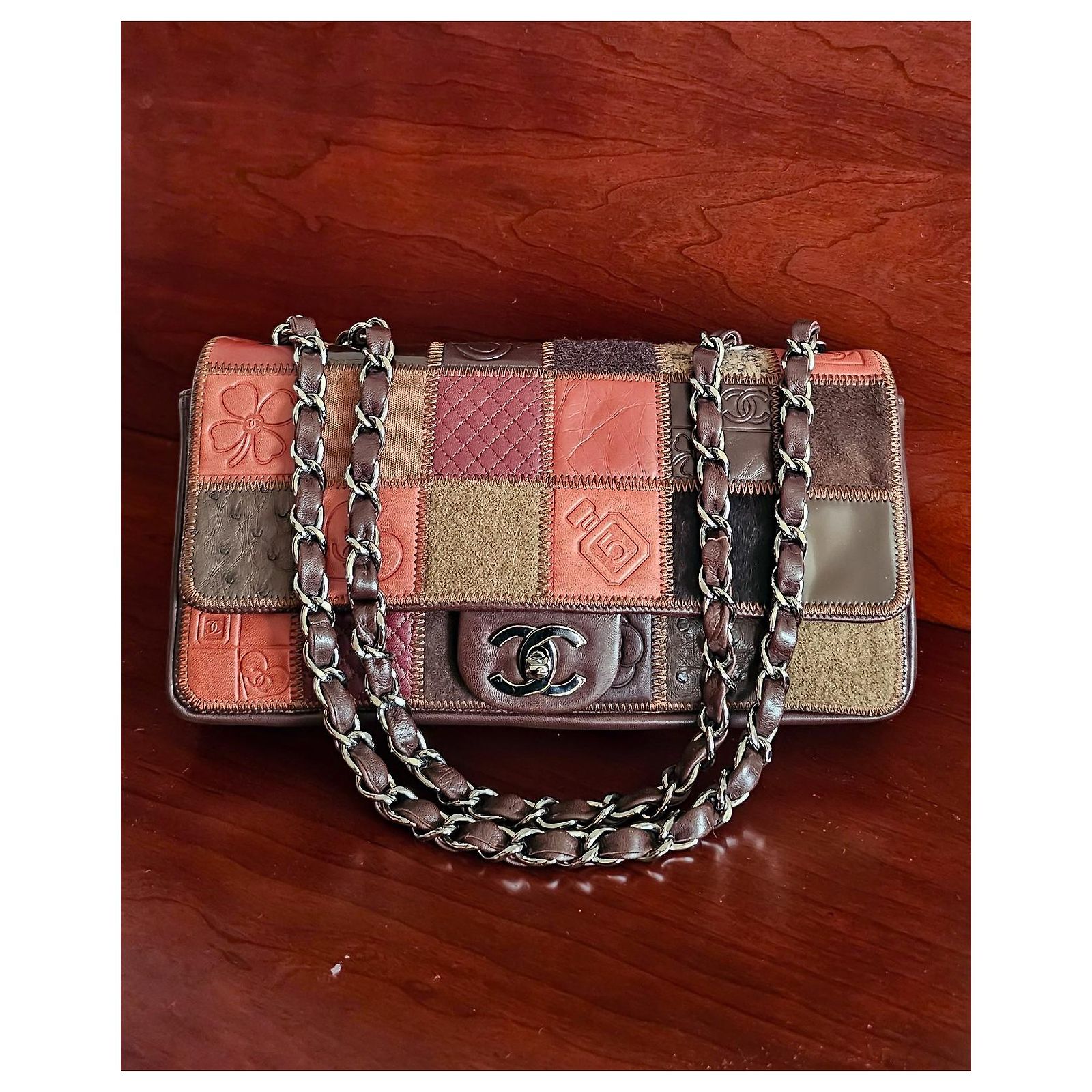 Timeless Chanel patchwork bag Multiple colors Fur ref.1572694 - Joli Closet