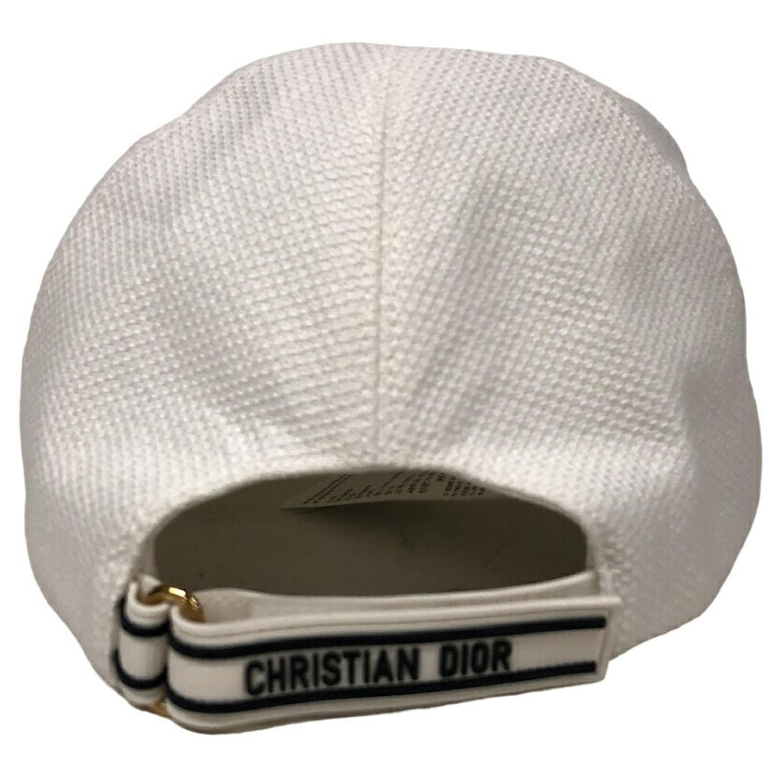 Christian Dior DIOR VIBE 58 Cap White Cotton ref.JC1574160 (Sold