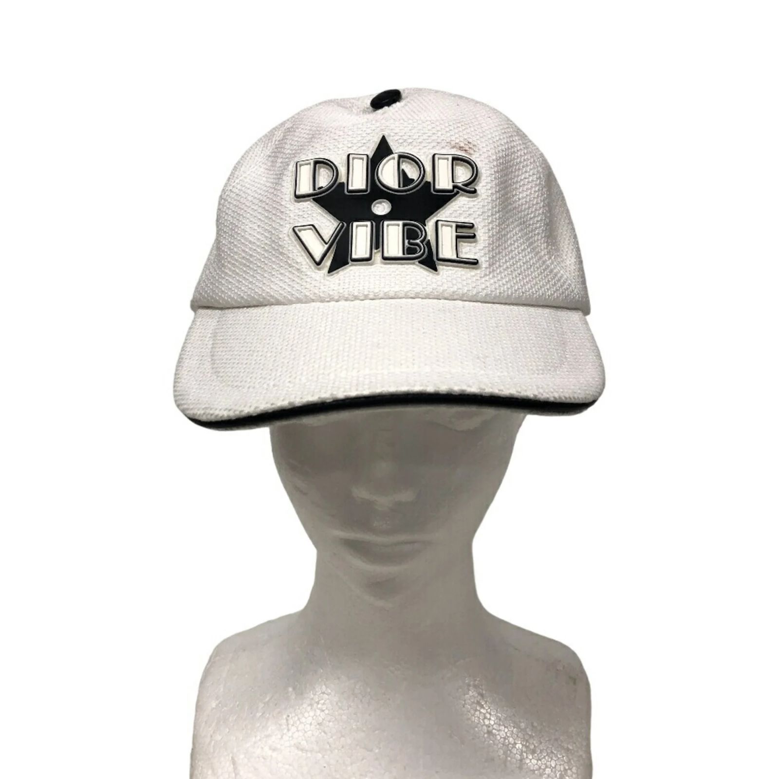 【未使用】クリスチャンディオール Dプレイヤー ロゴ キャップ VIBE 58 Unused Christian Dior D-Player Logo Cap VIBE 58 Unused] Dior cap