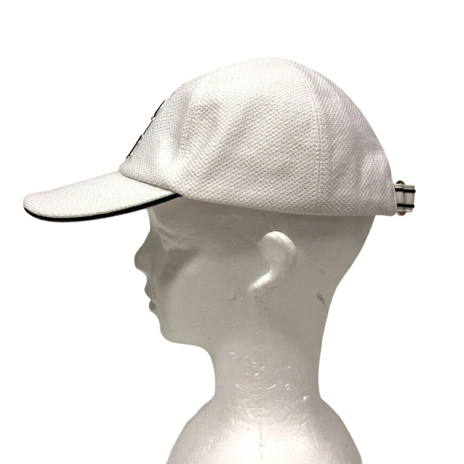 Dior⭐︎キャスケット 58 コットン Christian Dior DIOR VIBE 58 Cap White Cotton ref.1574160