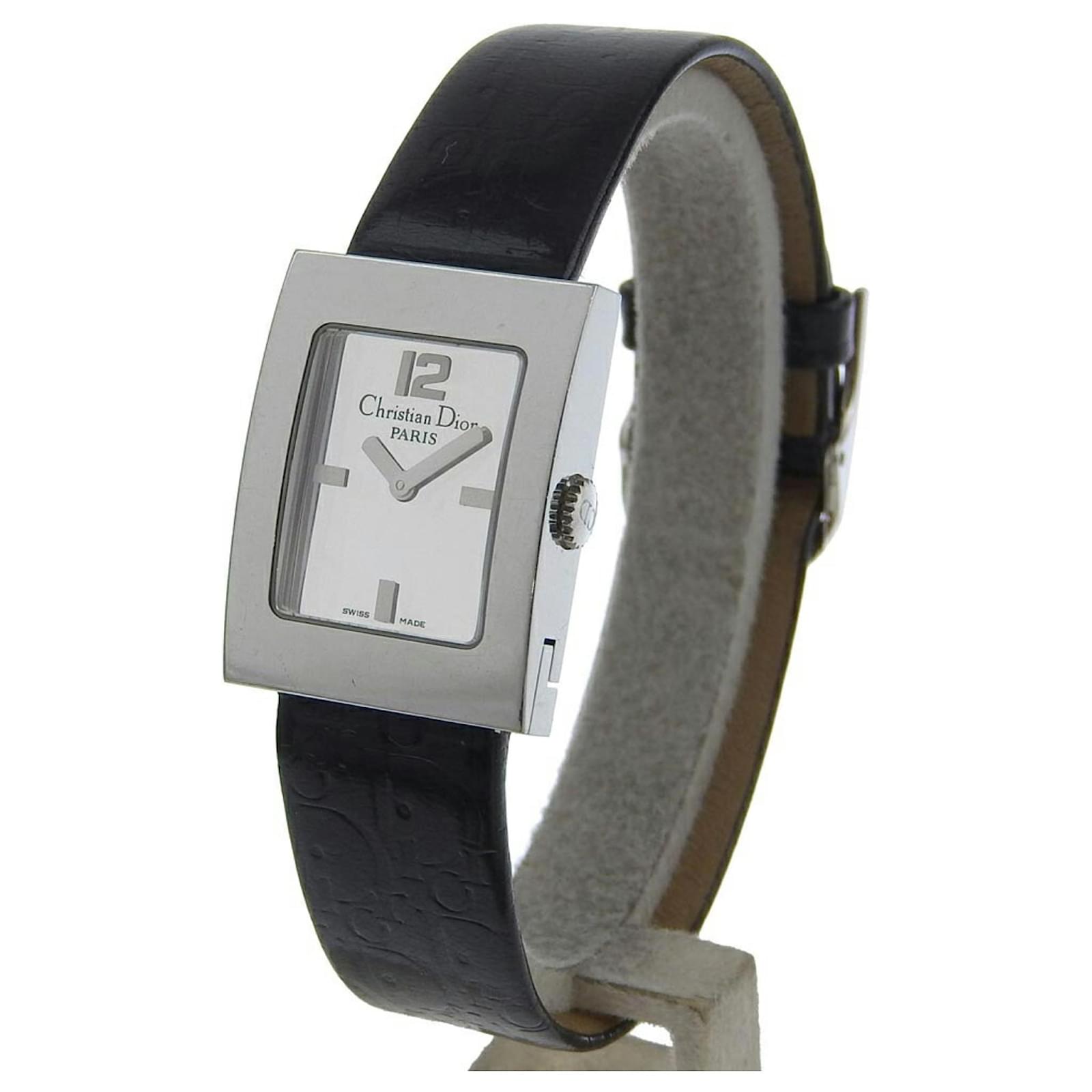 Christian Dior Malice D78 109 Wristwatch Black Silvery ref