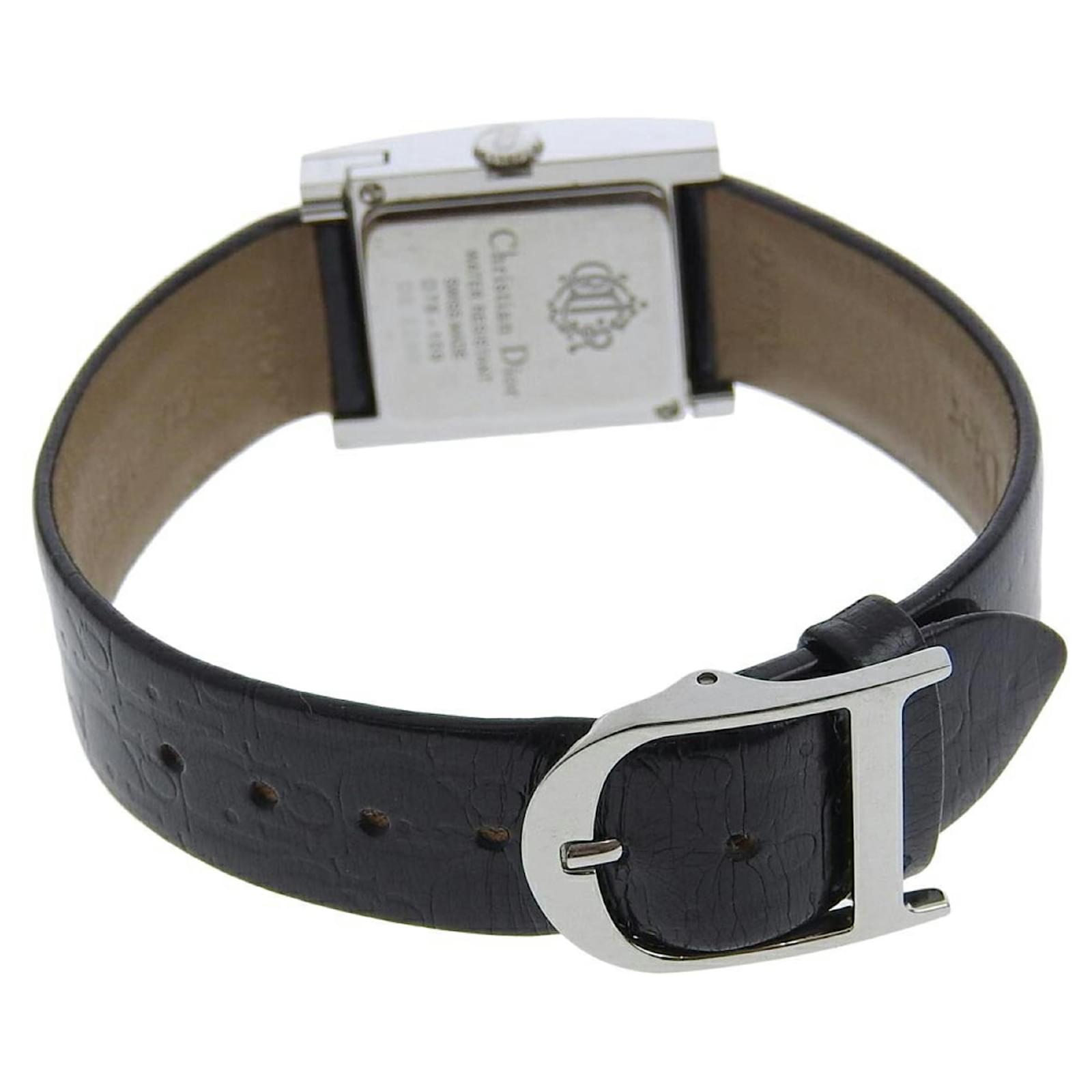 Christian Dior Malice D78 109 Wristwatch Black Silvery ref