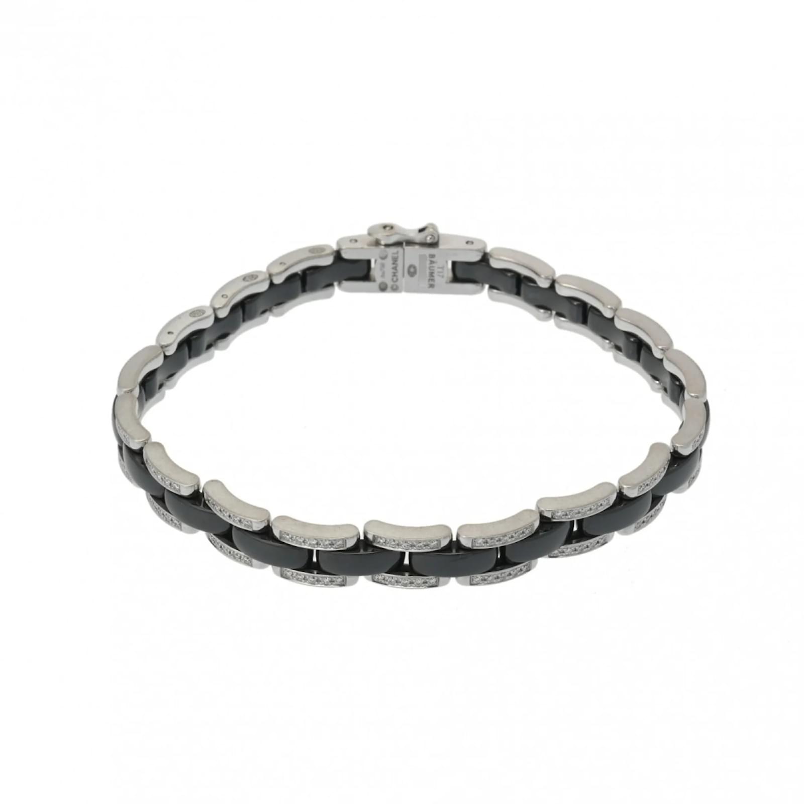Chanel Ultra Bracelet with Diamonds Black Golden White gold