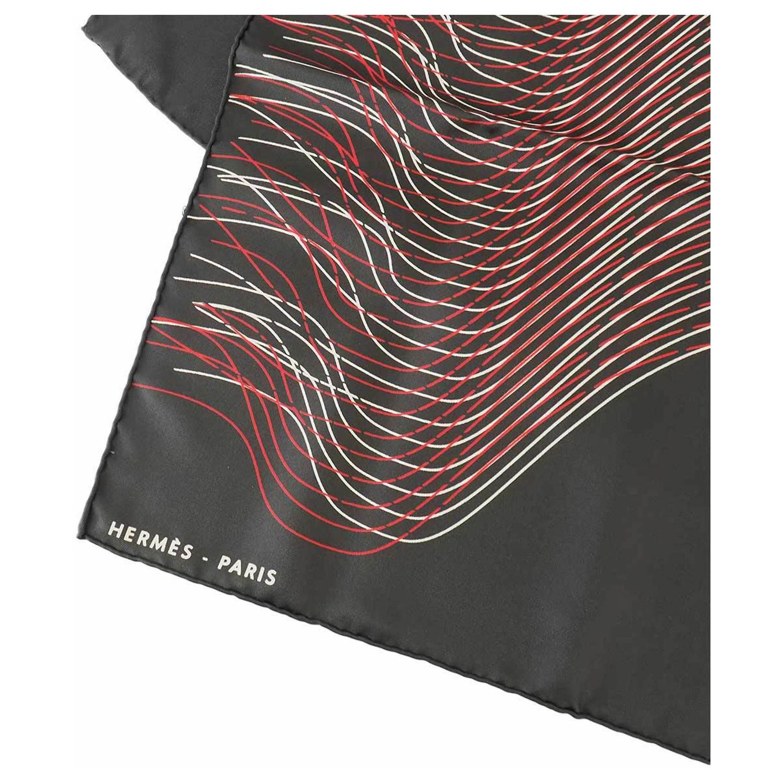 Hermès Hermes Carre 90 Large H CINETIQUE Silk Scarf Multiple