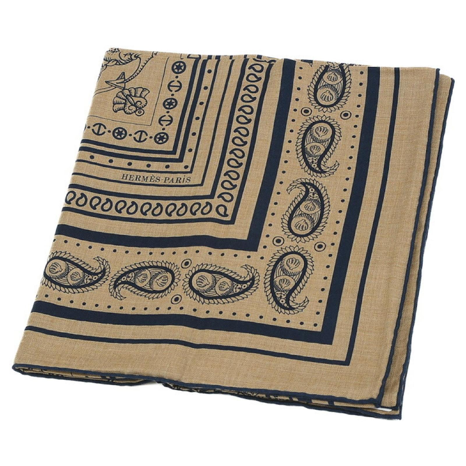 Foulard Hermès Carre 140 Geant Tatuaggio da Marinaio Bandana Seta