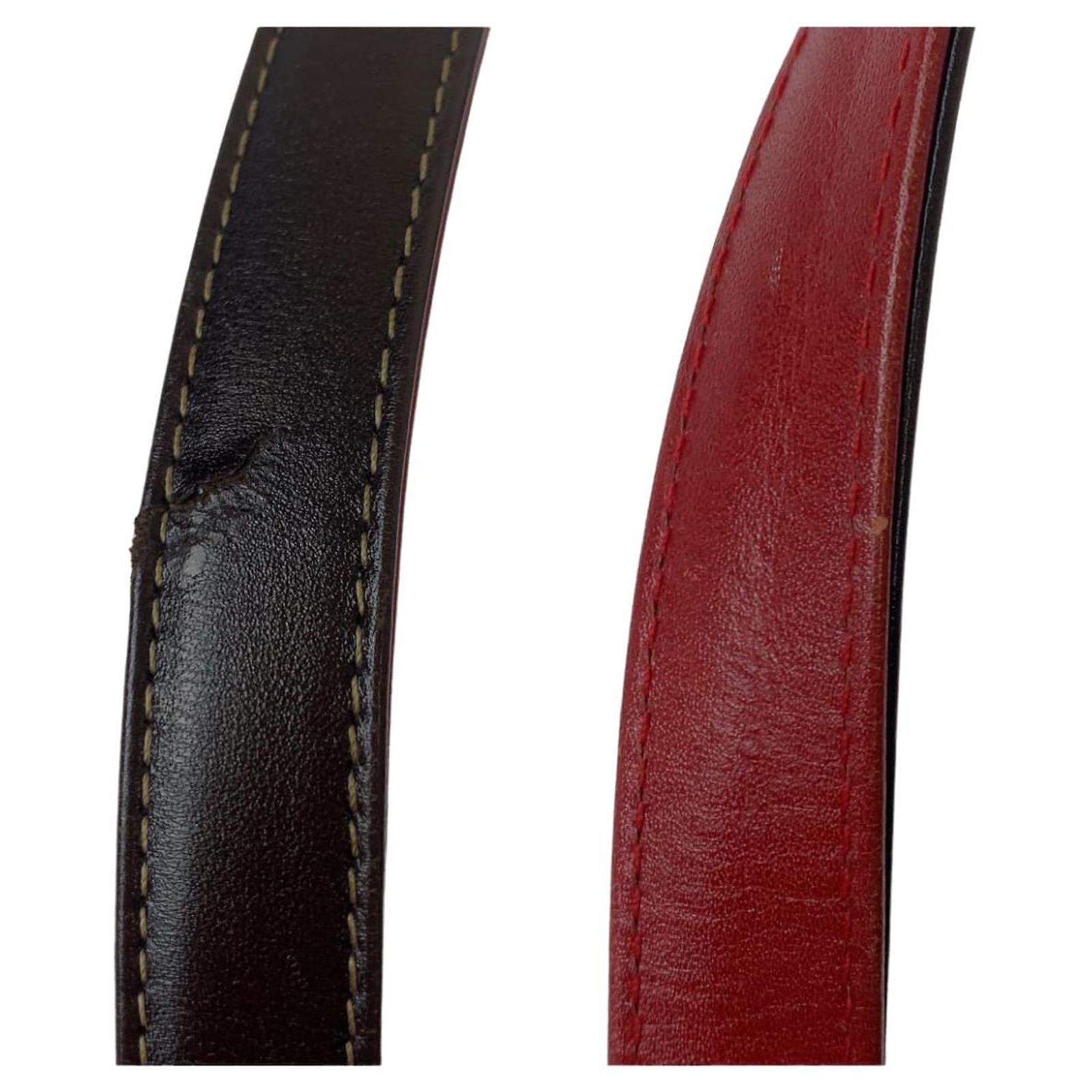 FENDI Leopard belt Canvas/Leather Brown/Red/GoldHardware FF Diamonds Belt Leather Brown | Fendi main image 3