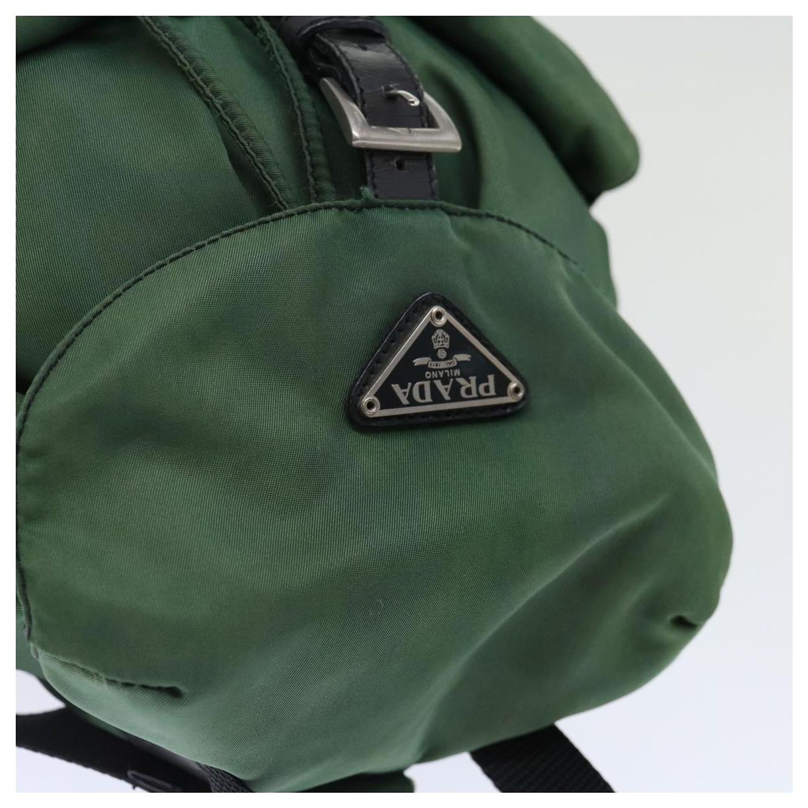 Prada Renylon Backpack Green ref.1586594 - Joli Closet
