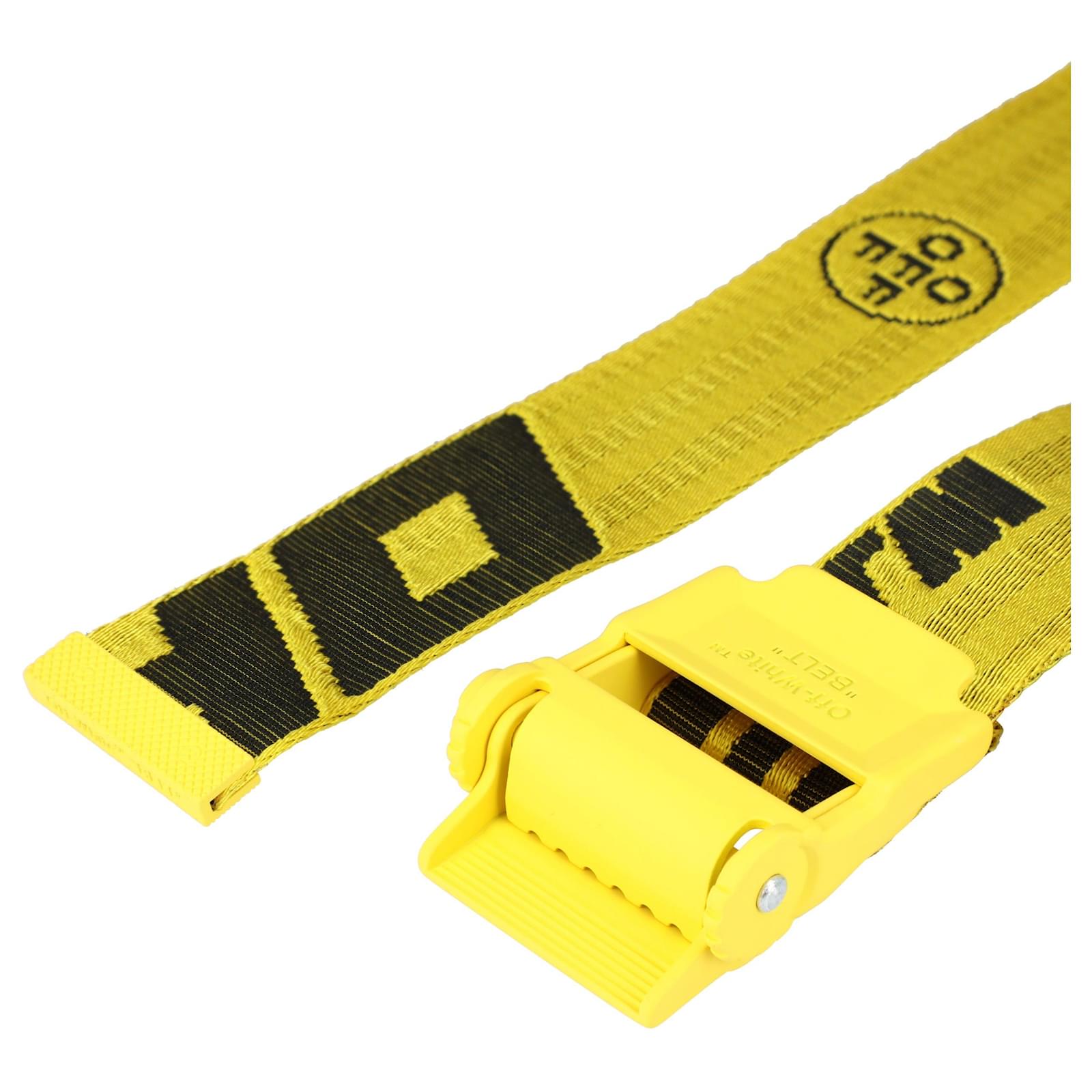 OFF-WHITE C/O VIRGIL ABLOH. Men's Yellow 2.0 2024 Industrial Belt