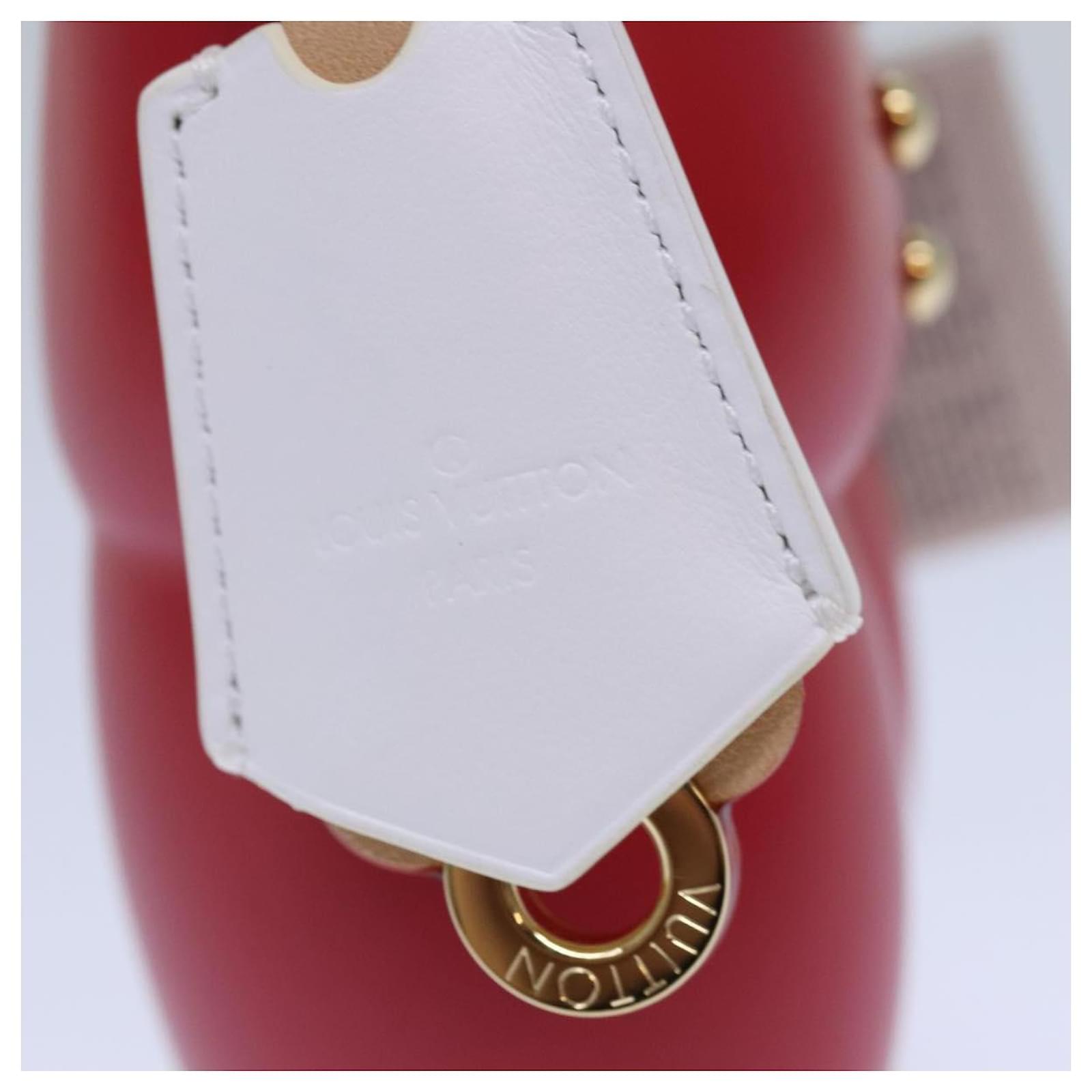 LOUIS VUITTON Vivienne Gaston Porter Bellboy Object Wood Red