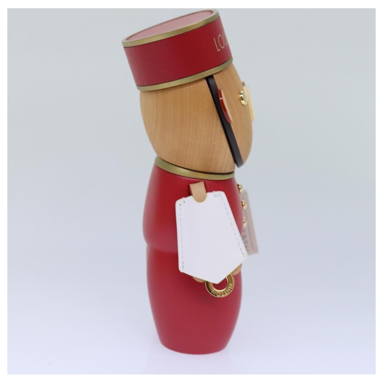 LOUIS VUITTON - 新品同様 ルイ ヴィトン ガストン ポーター ベルボーイ GI0483 ウッド レッド オブジェ 赤 LV 0240【中古】LOUIS VUITTON LOUIS VUITTON - 新品同様 ルイ ヴィトン ガストン ポーター