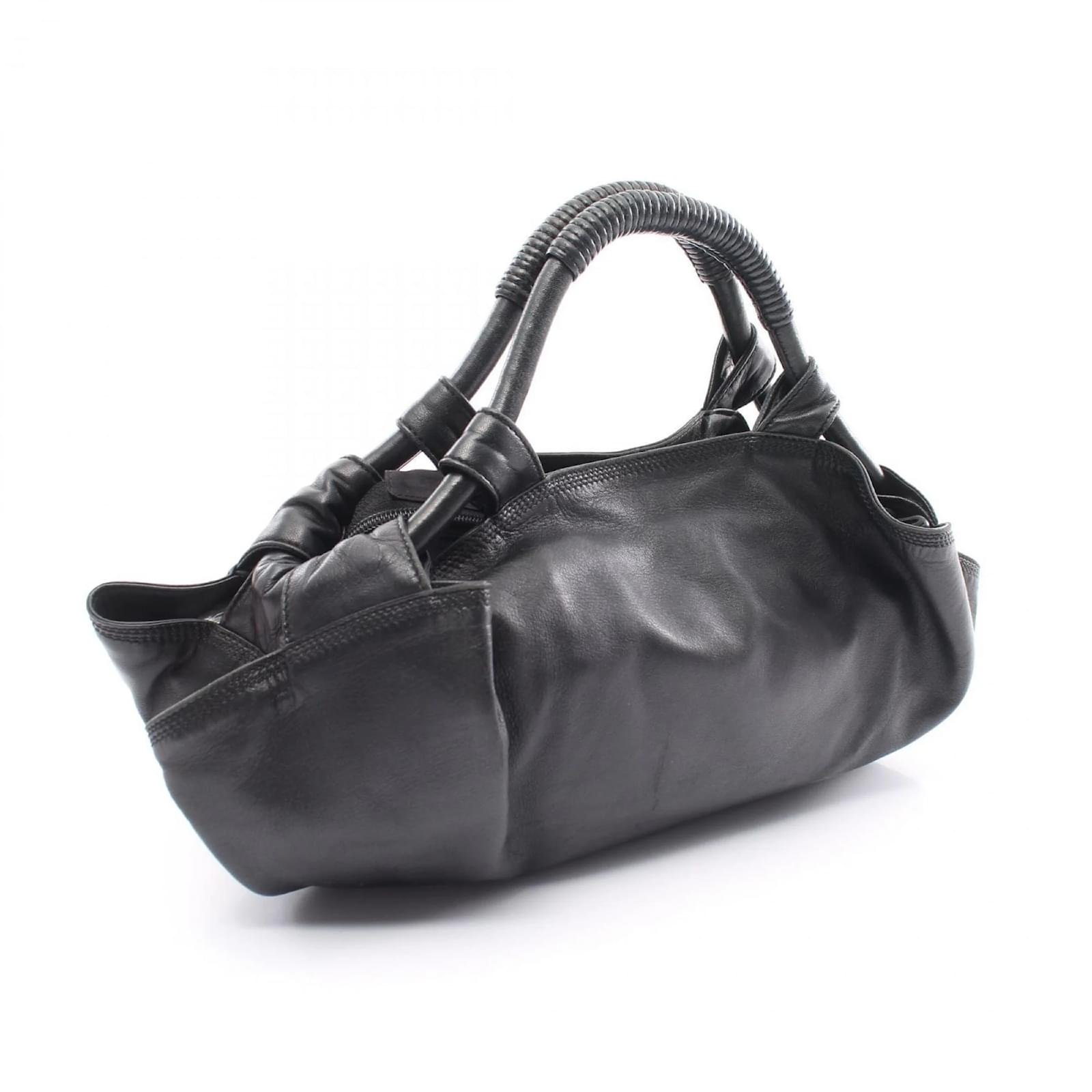 Loewe Nappa Aire Handbag Black Leather Joli Closet