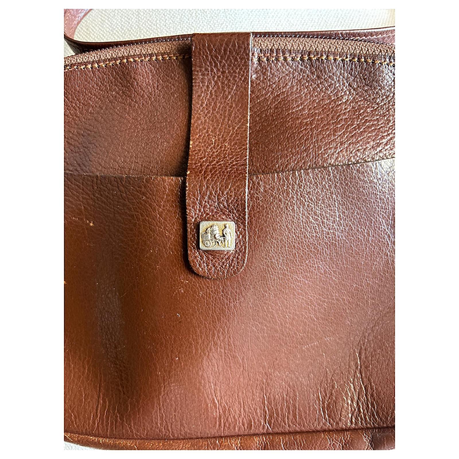 La Bagagerie Shoulder bag Brown Leather ref.1588806 - Joli