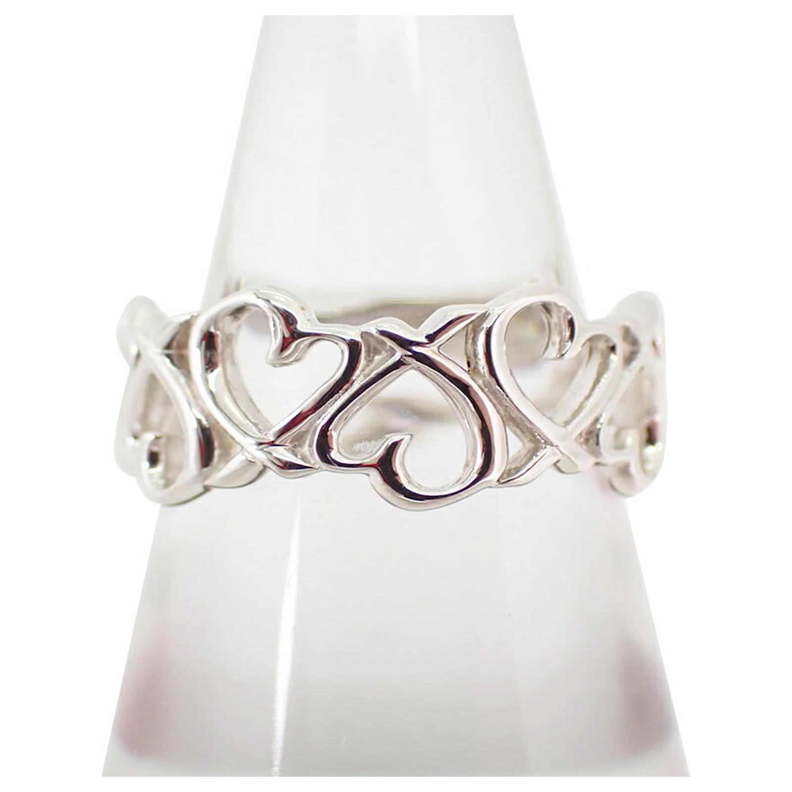 Tiffany Co Anello Cuore Eterno Loving Heart 925 Tiffany Argento ref.1590687 Joli Closet
