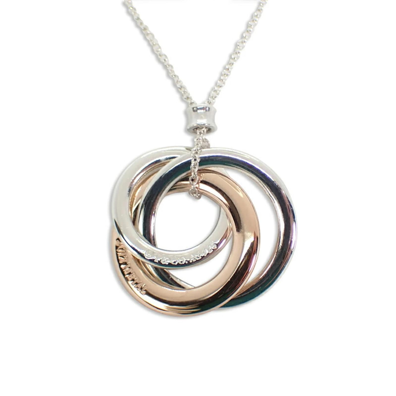 Tiffany & Co Tiffany 1837 Triple Interlocking Circle Necklace