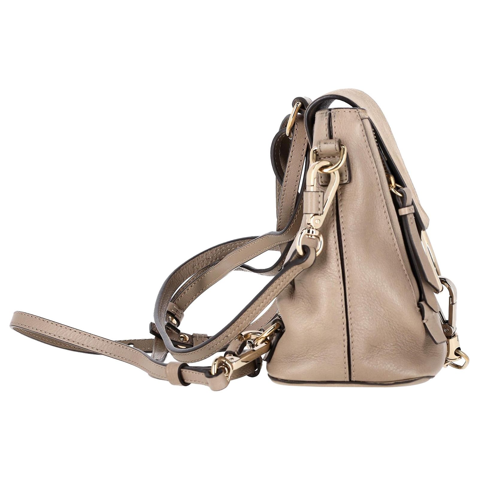 Chloe Faye medium backpack medium gray leather suede Chloe Suede Calfskin Medium Faye Backpack - | Mercari main image 4