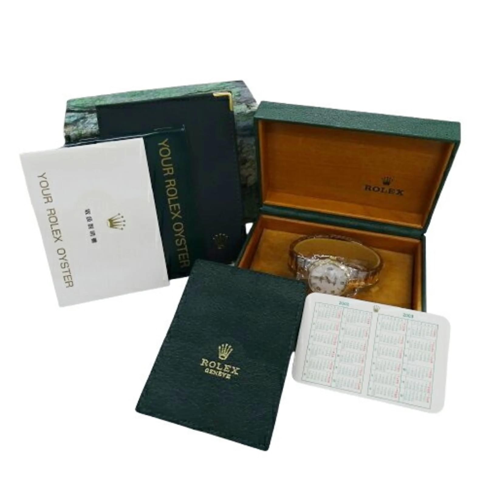 Montre pour homme Rolex Oyster Perpetual Date 15203 Blanc ref