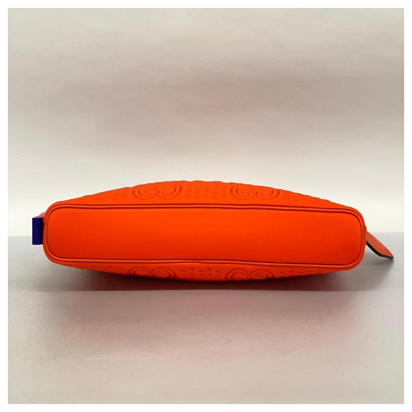 【GUCCI】GG Scuba Small Pouch ORANGE Gucci Small GG Scuba pouch Gucci