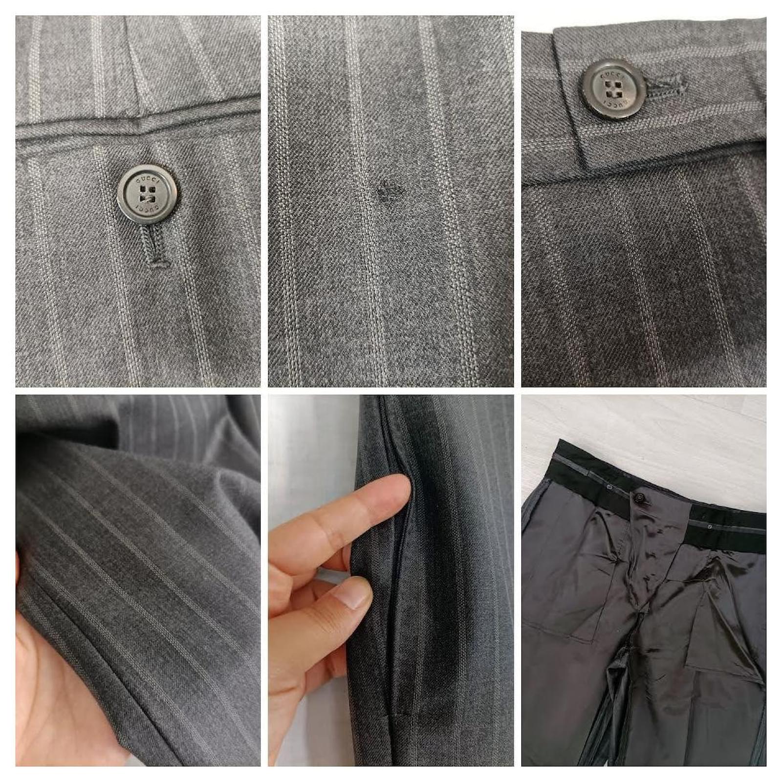 パンツ 90s-00s GUCCI Stripe Slacks Archive パンツ 90s-00s GUCCI Stripe Slacks Archive Gucci Metallic