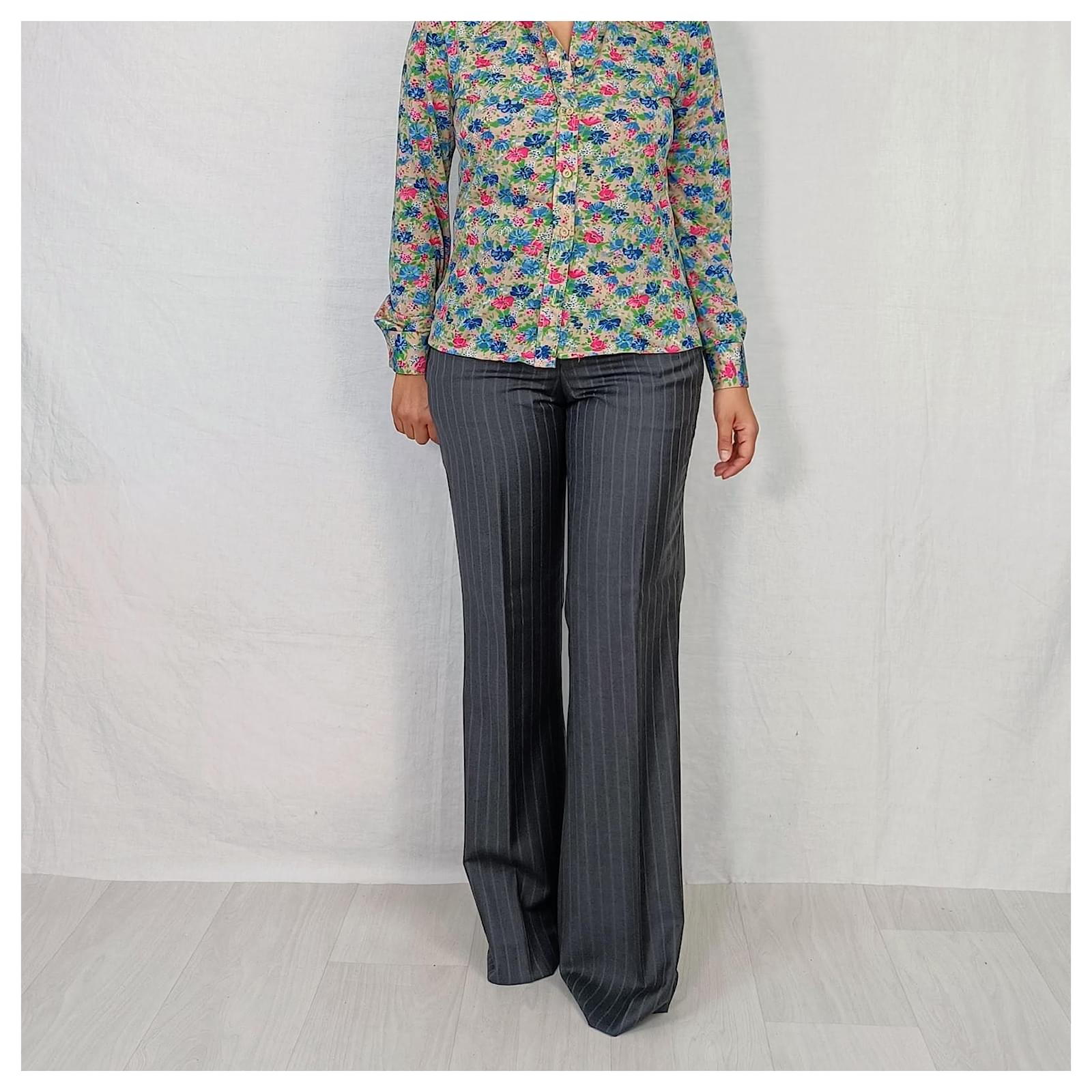 パンツ 90s-00s GUCCI Stripe Slacks Archive Vintage Tom Ford - Gucci Spring 2000 Archival Beaded Pants