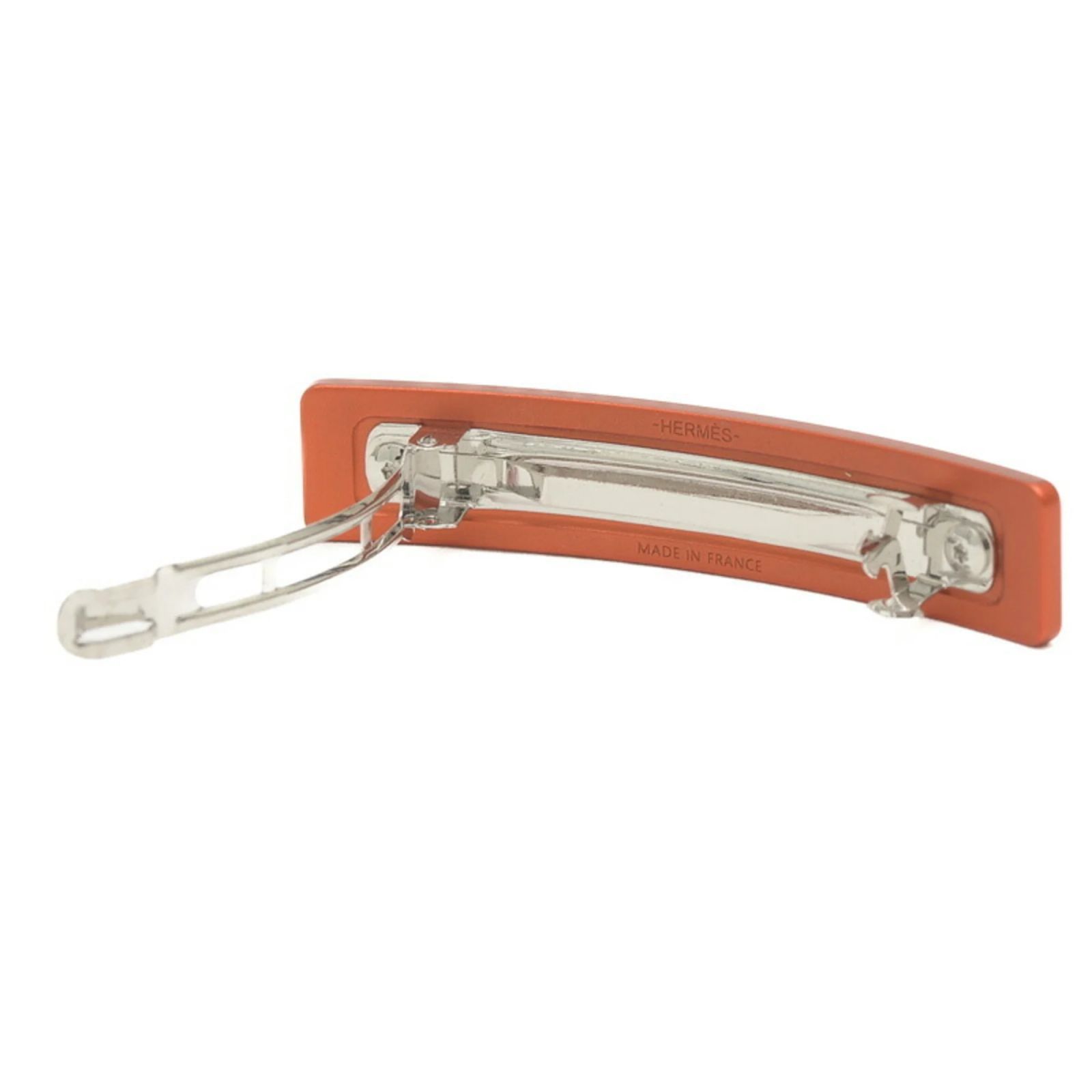Hermès Hermes Barrette Caprice Medor Hair Arum in Orange ref  display picture 2