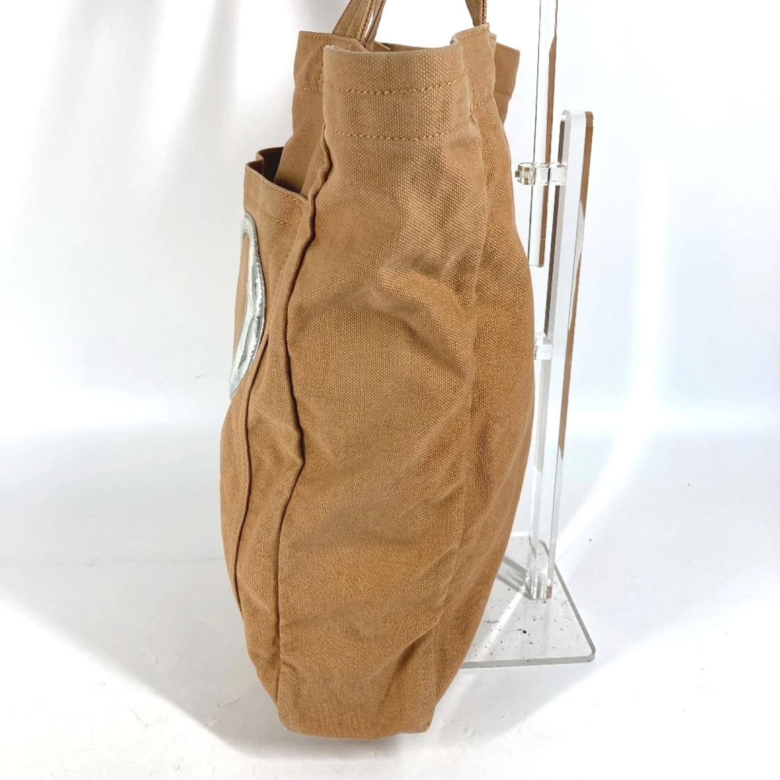 Louis Vuitton That's Love Tote MM Shoulder Bag Brown Leather Cloth
