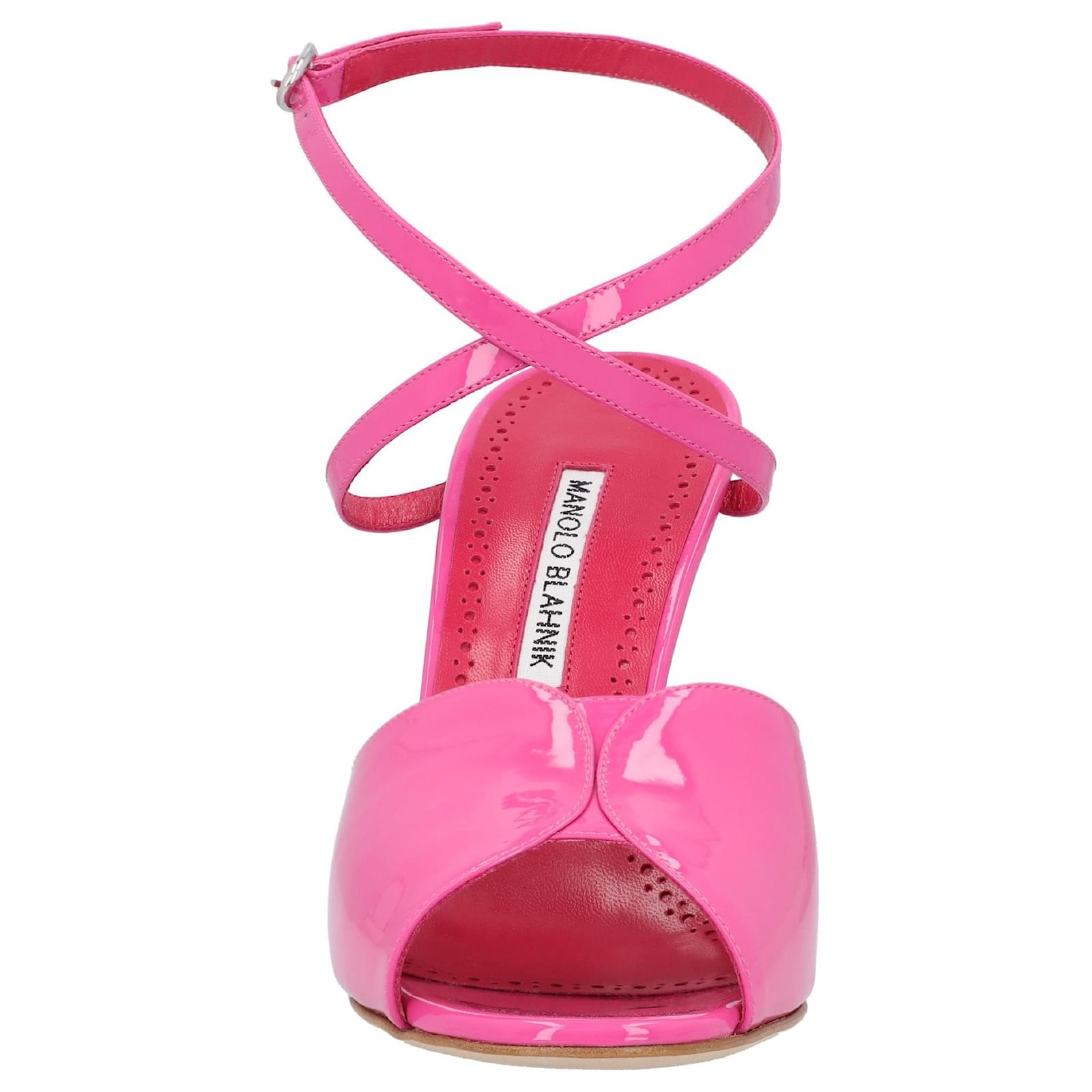 サンダル・ミュール Manolo Blahnik Hourani 105 Sandal Pink Manolo Blahnik Hourani 105 Sandals Pink (Women's) - Walmart.com