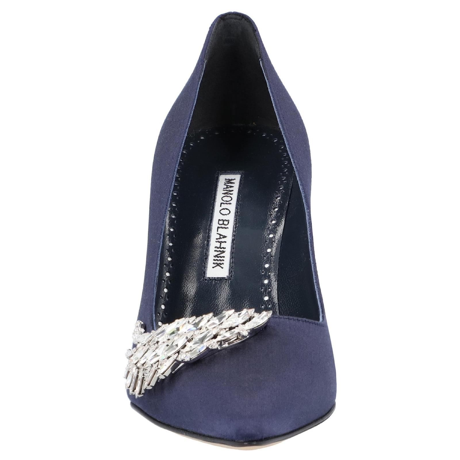 パンプス Manolo Blahnik Pluma Fabio Satin 105 Pump Purple Manolo Blahnik Pluma Fabio Satin 105 Pump Purple Purple
