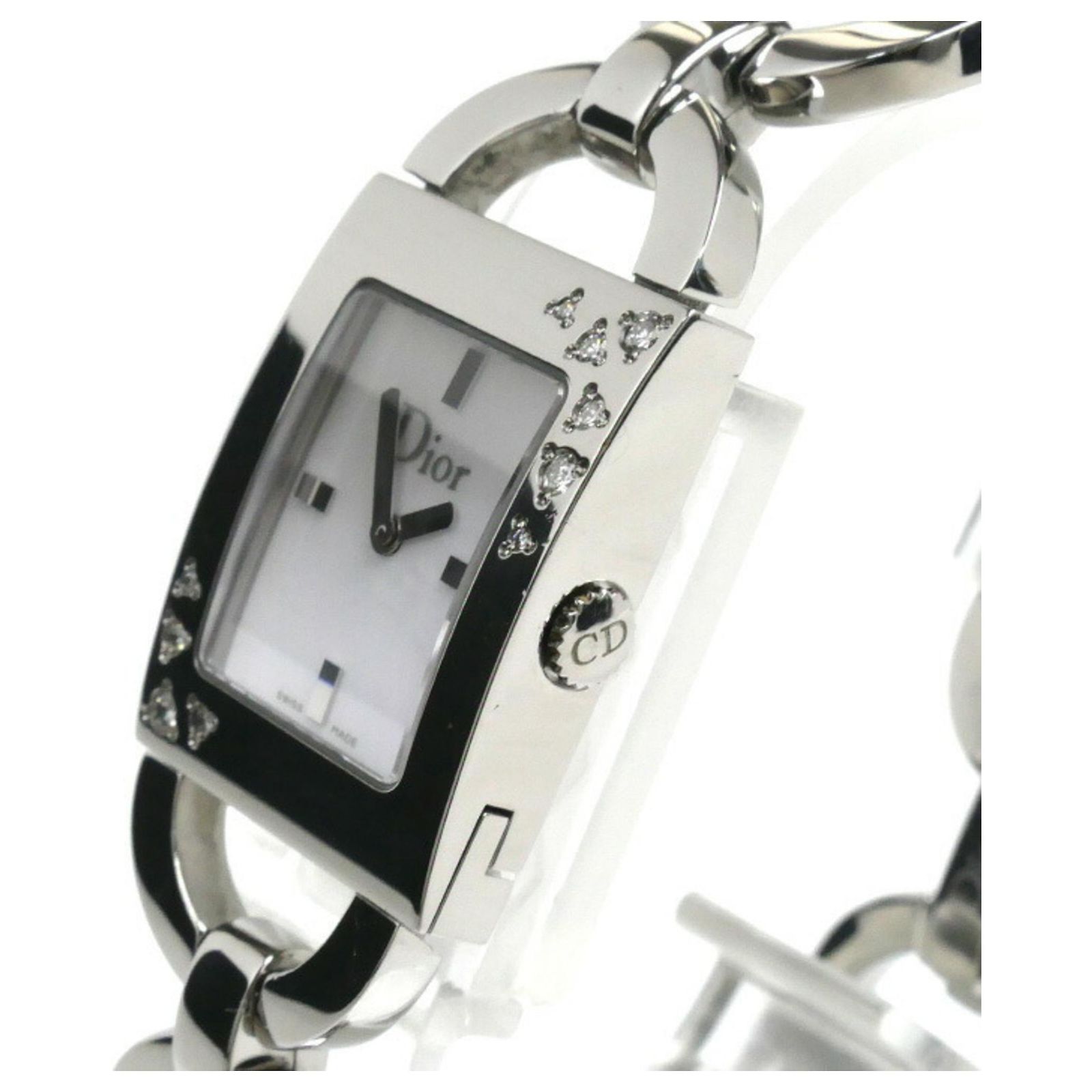 Christian Dior Malice watch with diamond face Dior Malice White Mother of Pearl Dial Ladies Quartz for  main image 3