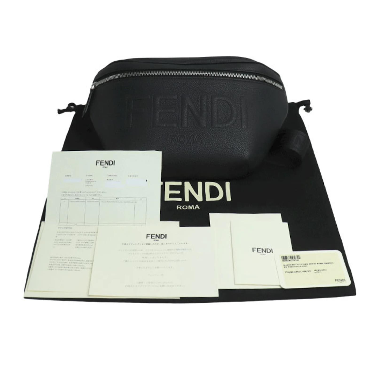 Fendi Shadow Diagonal Belt Bag Black ref.JC1599891 (Sold) - Joli