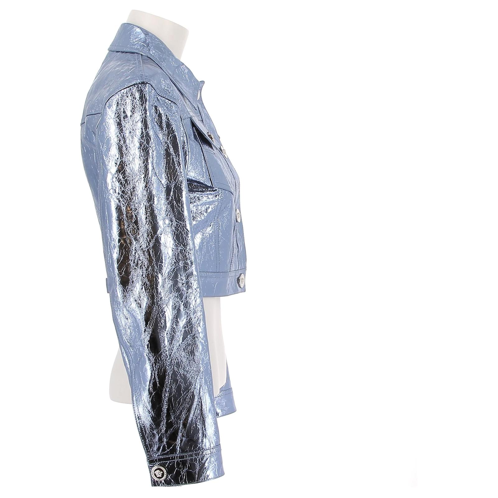 Vestiaire Collective Versace Homme Veste Versace Homme Veste Versace Bleu  Vestes Pour Femmes Versace Jeans