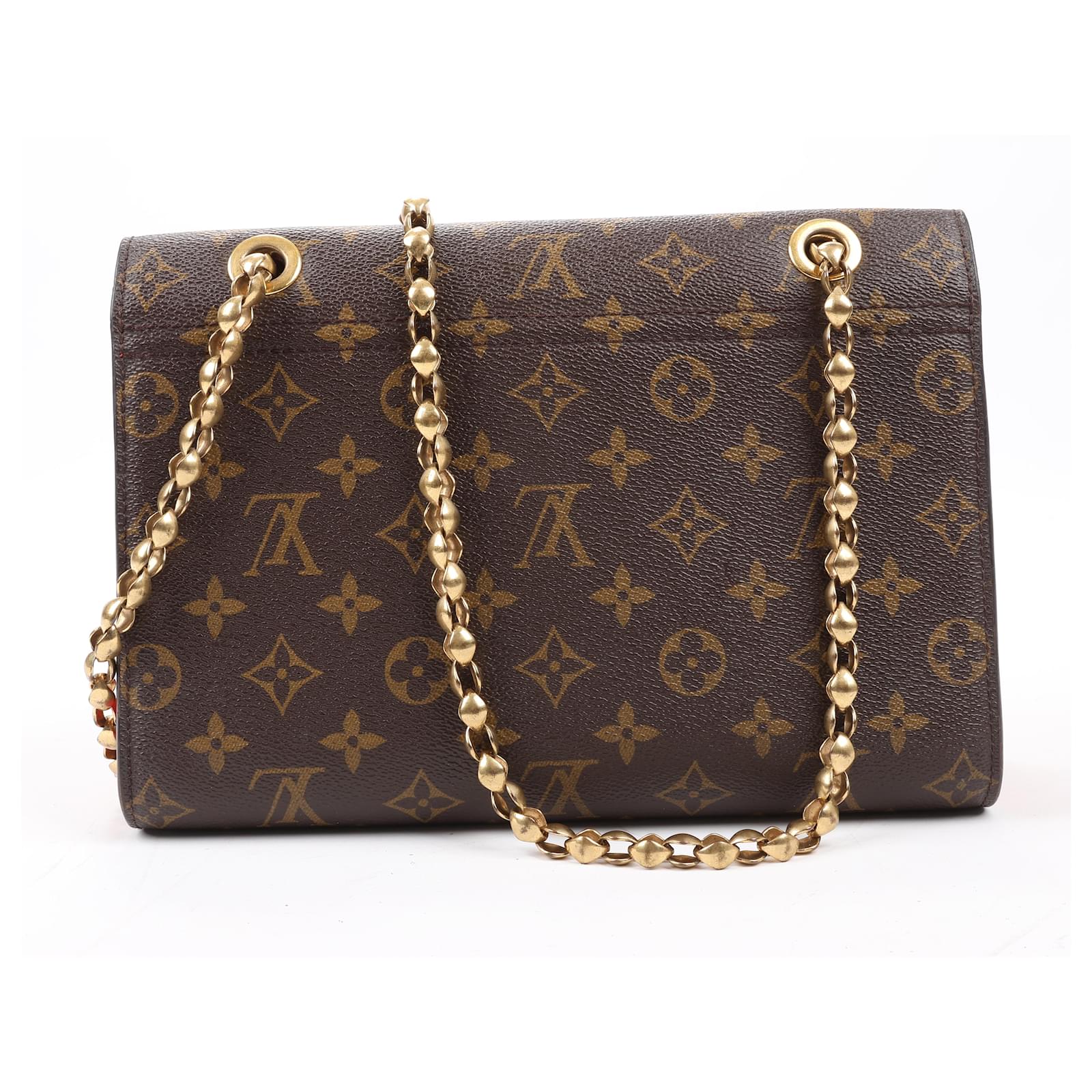 Louis Vuitton Monogram Victoire Shoulder Bag in Red M41731 Brown