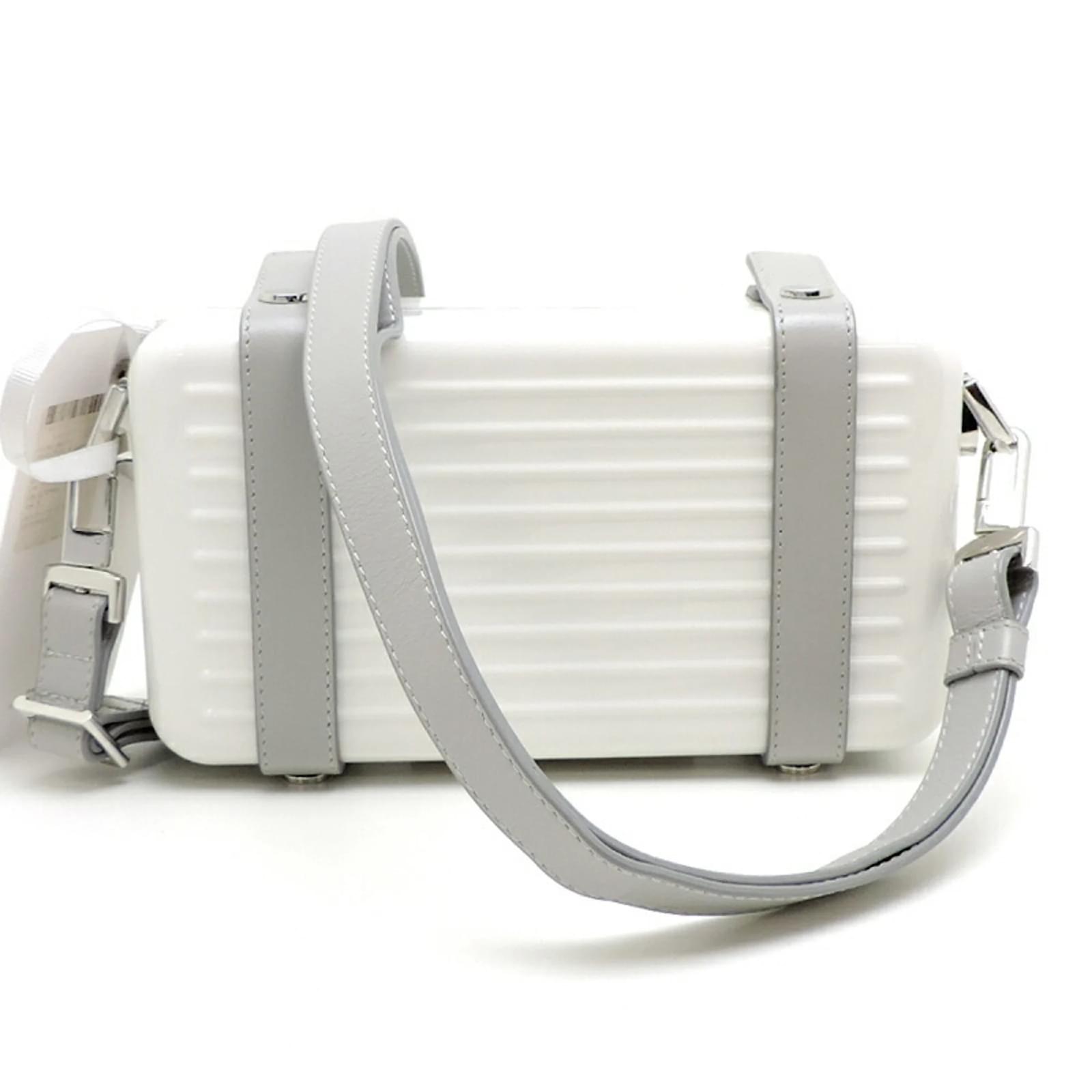 Rimowa Personal Shoulder Bag White Leather ref.1611488