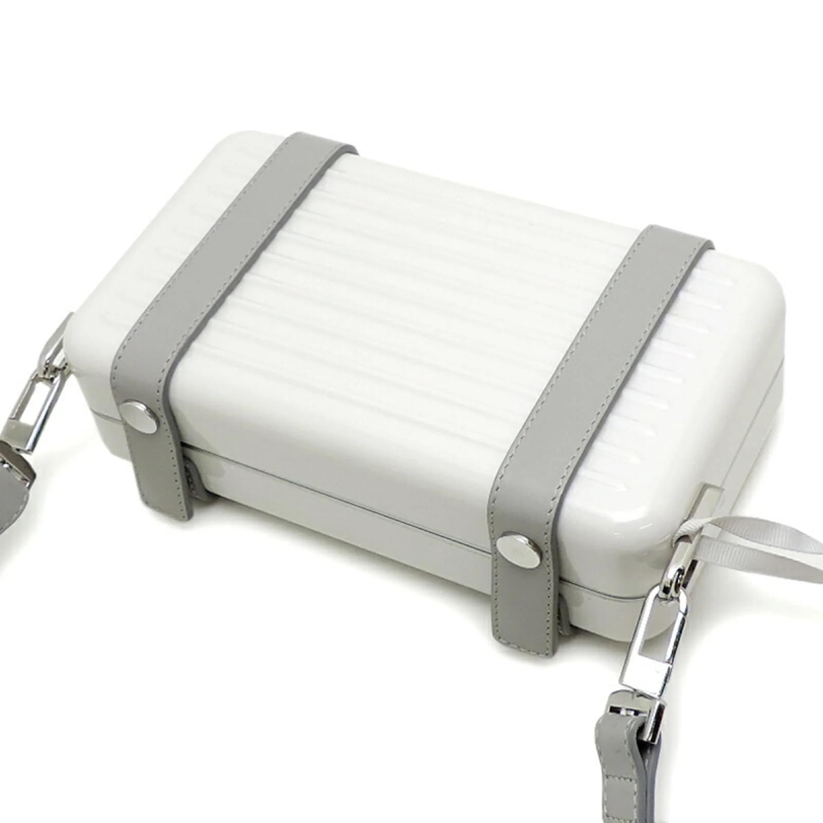 Rimowa Personal Shoulder Bag White Leather ref.1611488