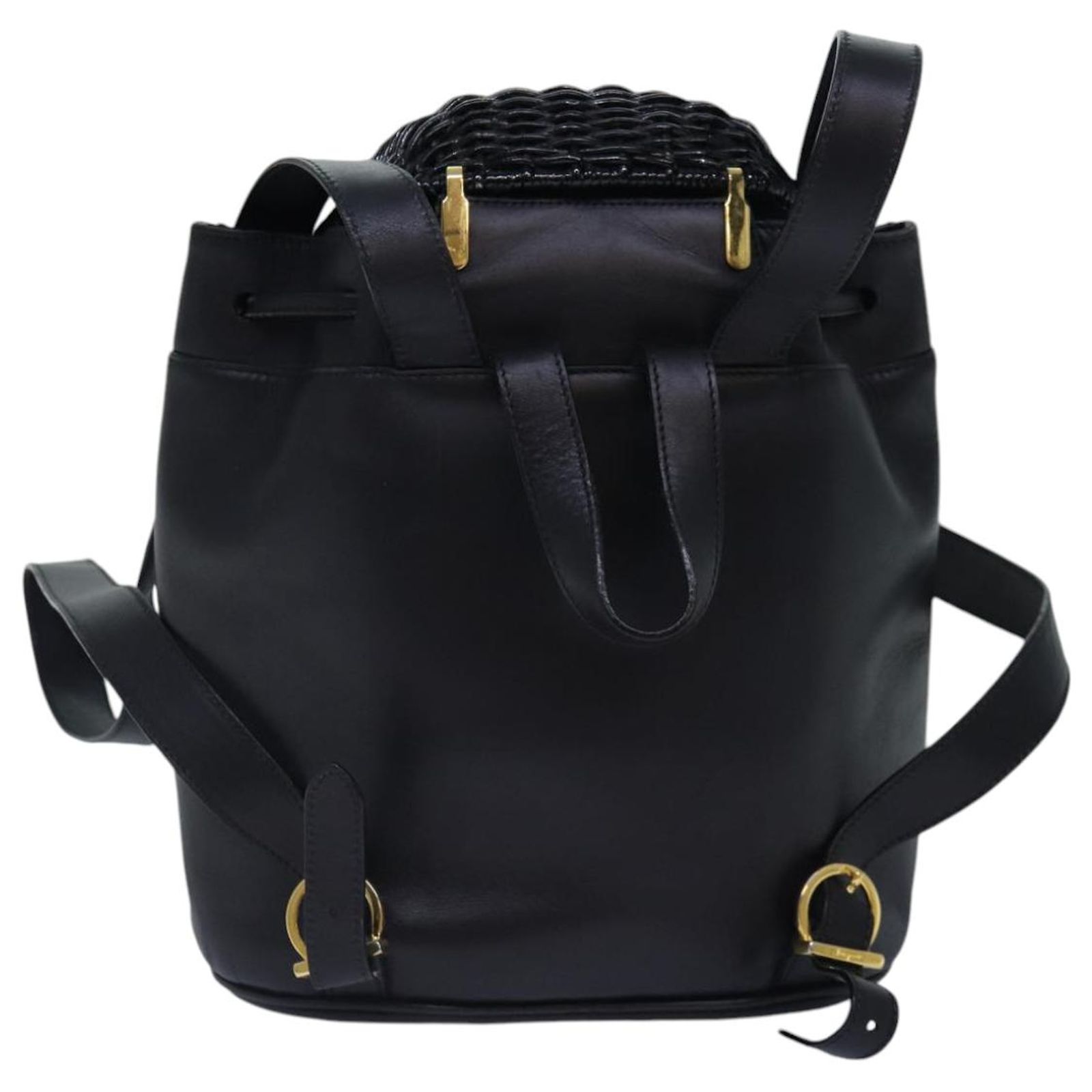 Salvatore Ferragamo Backpack Nylon Black Silver Auth 130220 Ferragamo Monogram backpack - Men | Ferragamo main image 2
