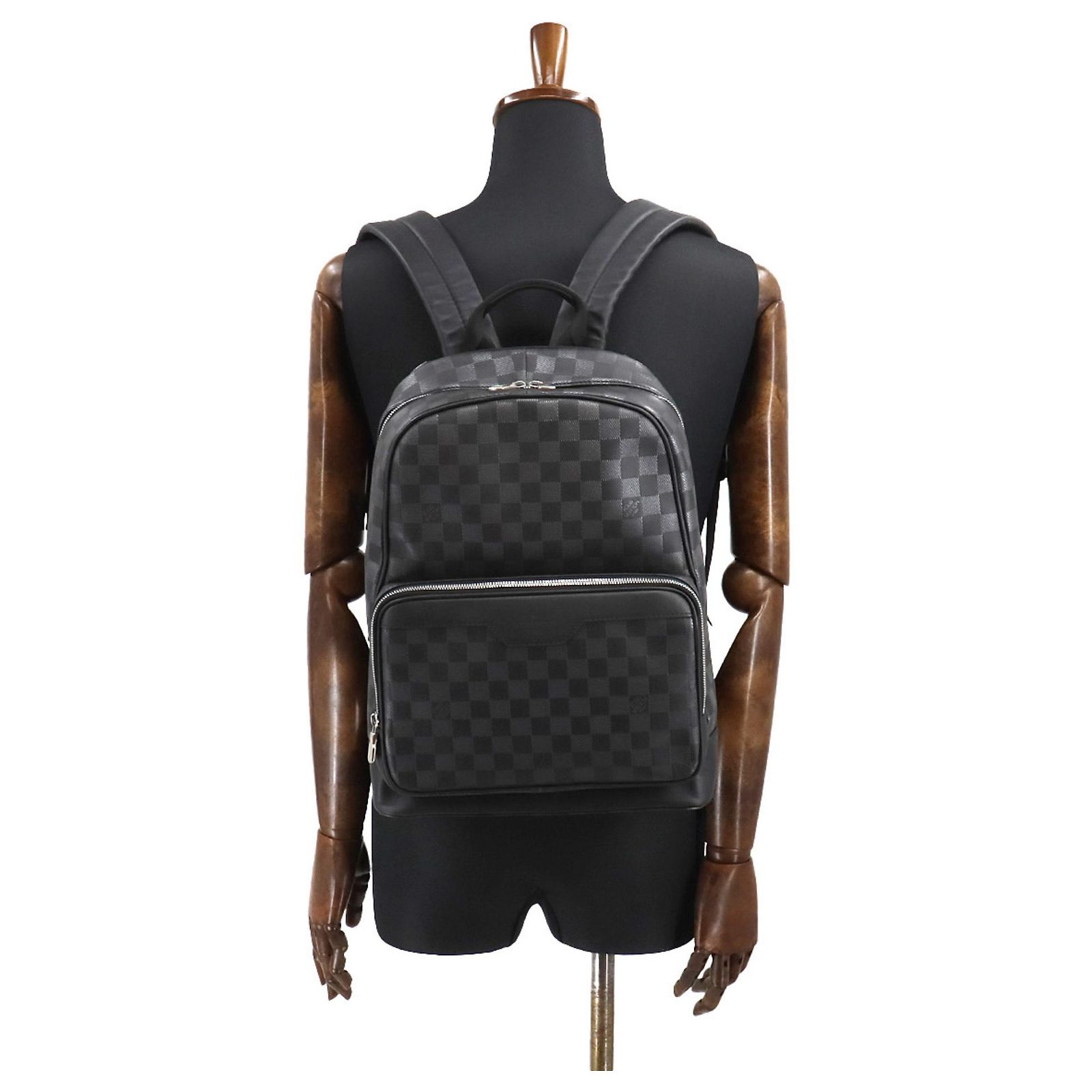 Louis Vuitton Campus Backpack Damier #245602L16B Louis Vuitton Grey Damier Infini Leather Campus Backpack  main image 2