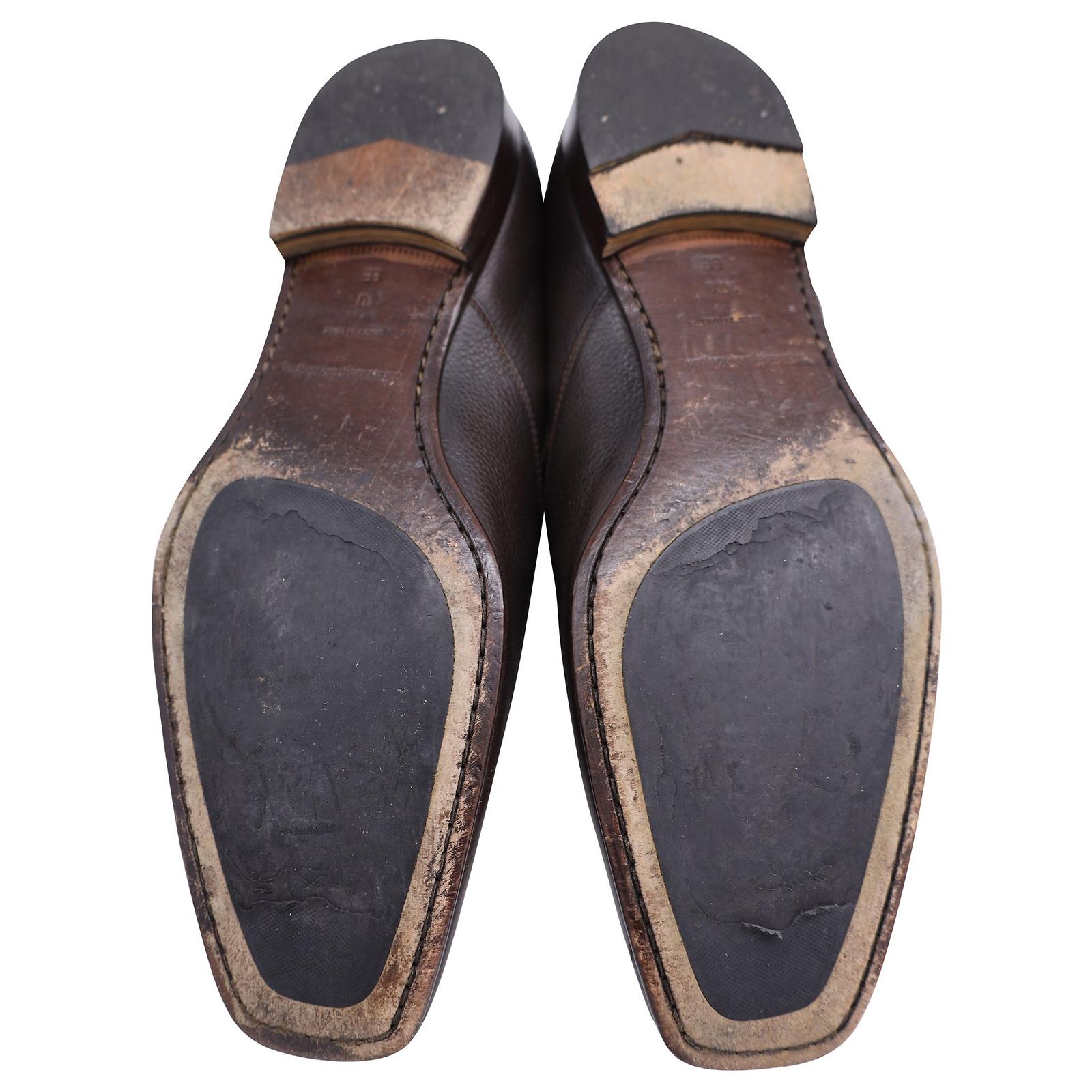 Ermenegildo Zegna Dark Brown Tassel Loafers Ermenegildo Zegna Zegna Tassel Loafers in Brown Leather Red  main image 2