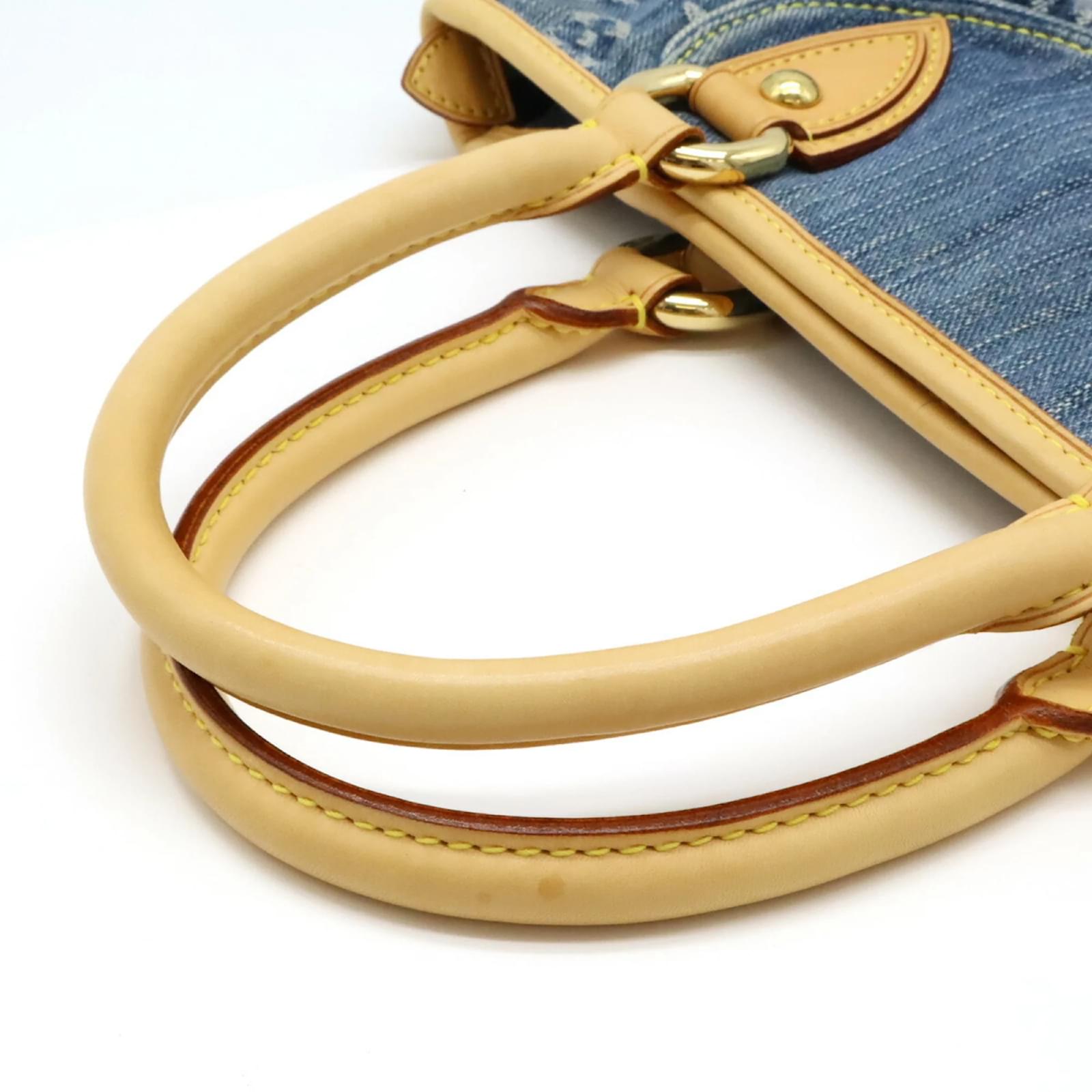 Louis Vuitton Monogram Denim Neo Cavi MM Tote Bag Blue  ref.1612813