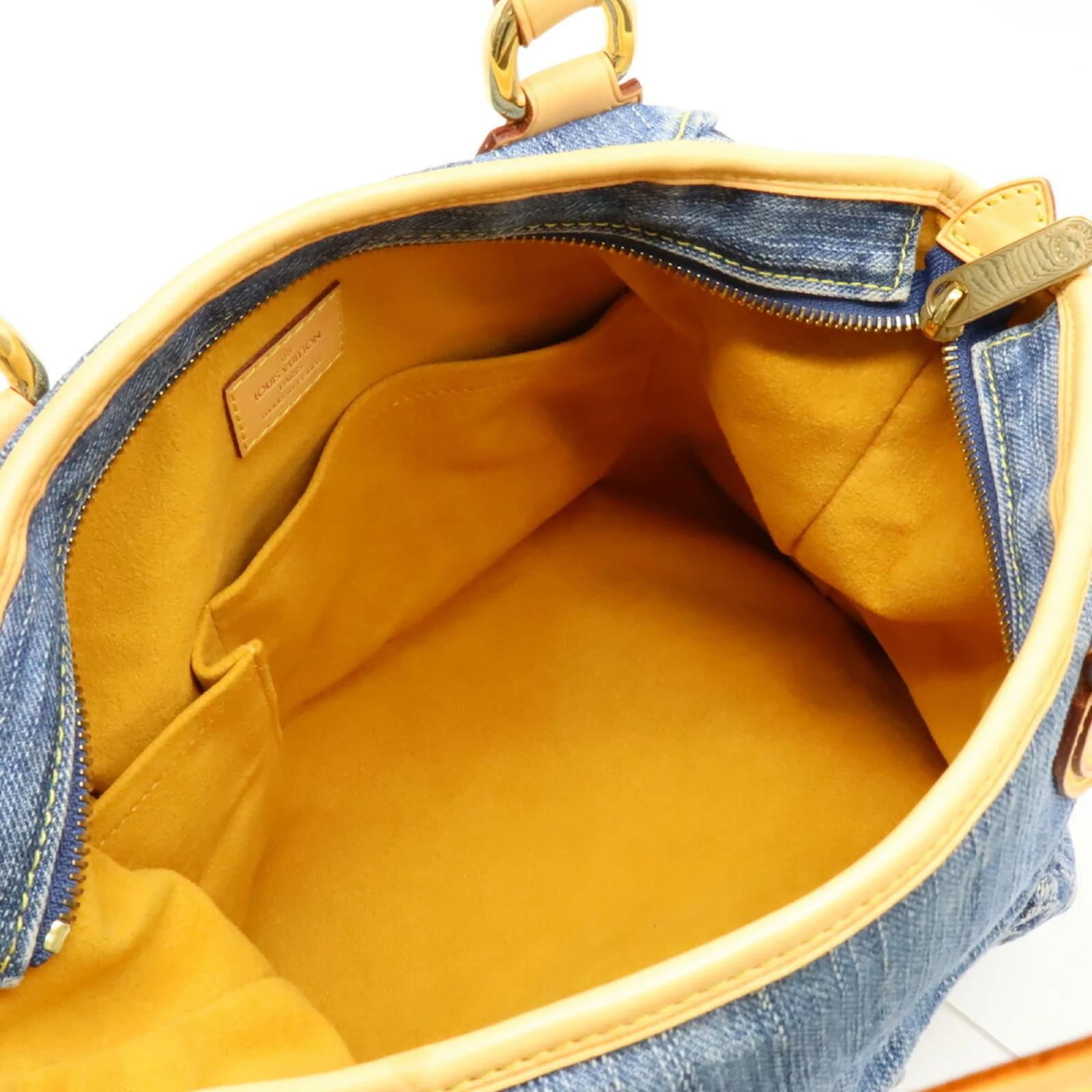 Louis Vuitton Monogram Denim Neo Cavi MM Tote Bag Blue  ref.1612813