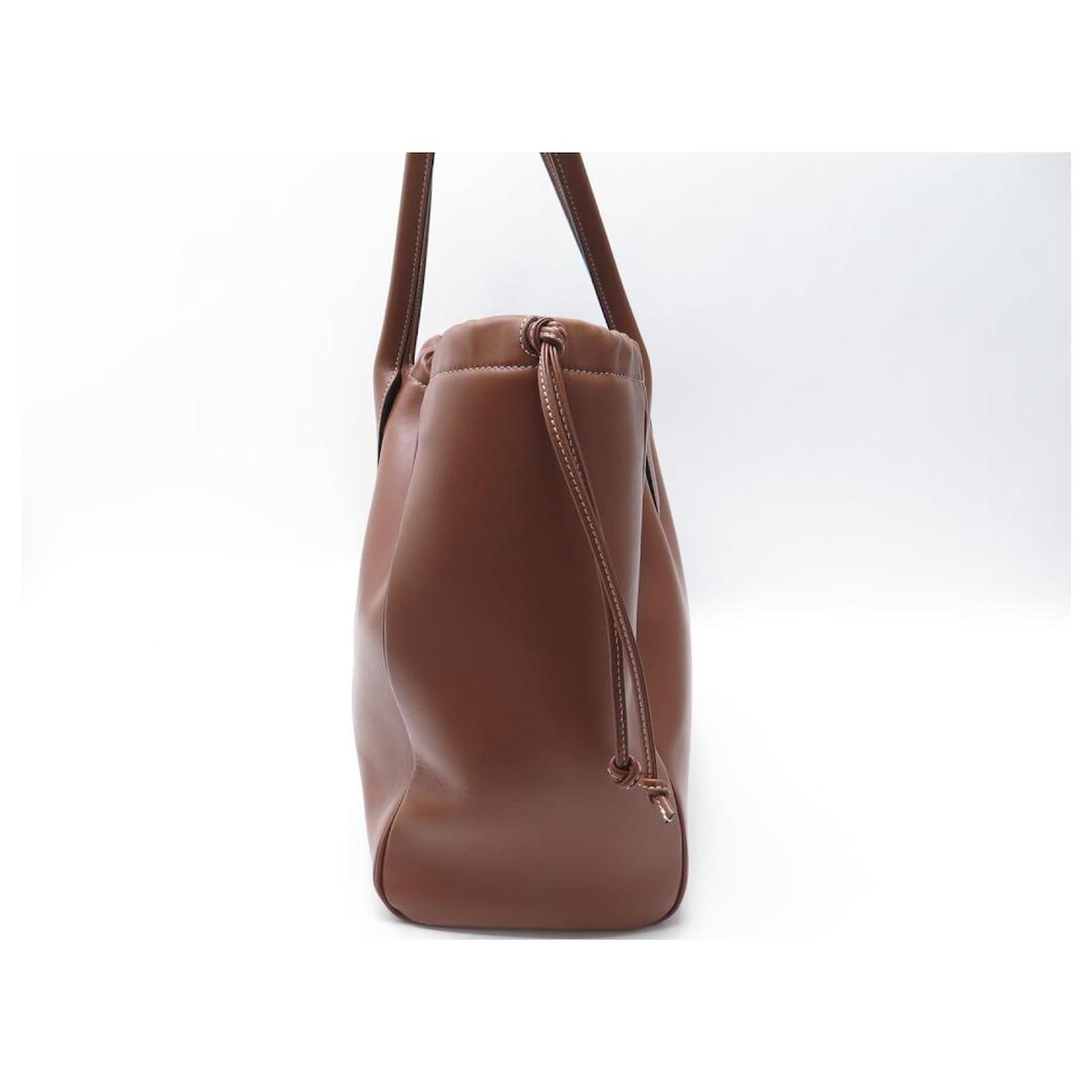 Céline NINE CELINE CABAS DRAWSTRING LEATHER TRIOMPHE 199973DU3